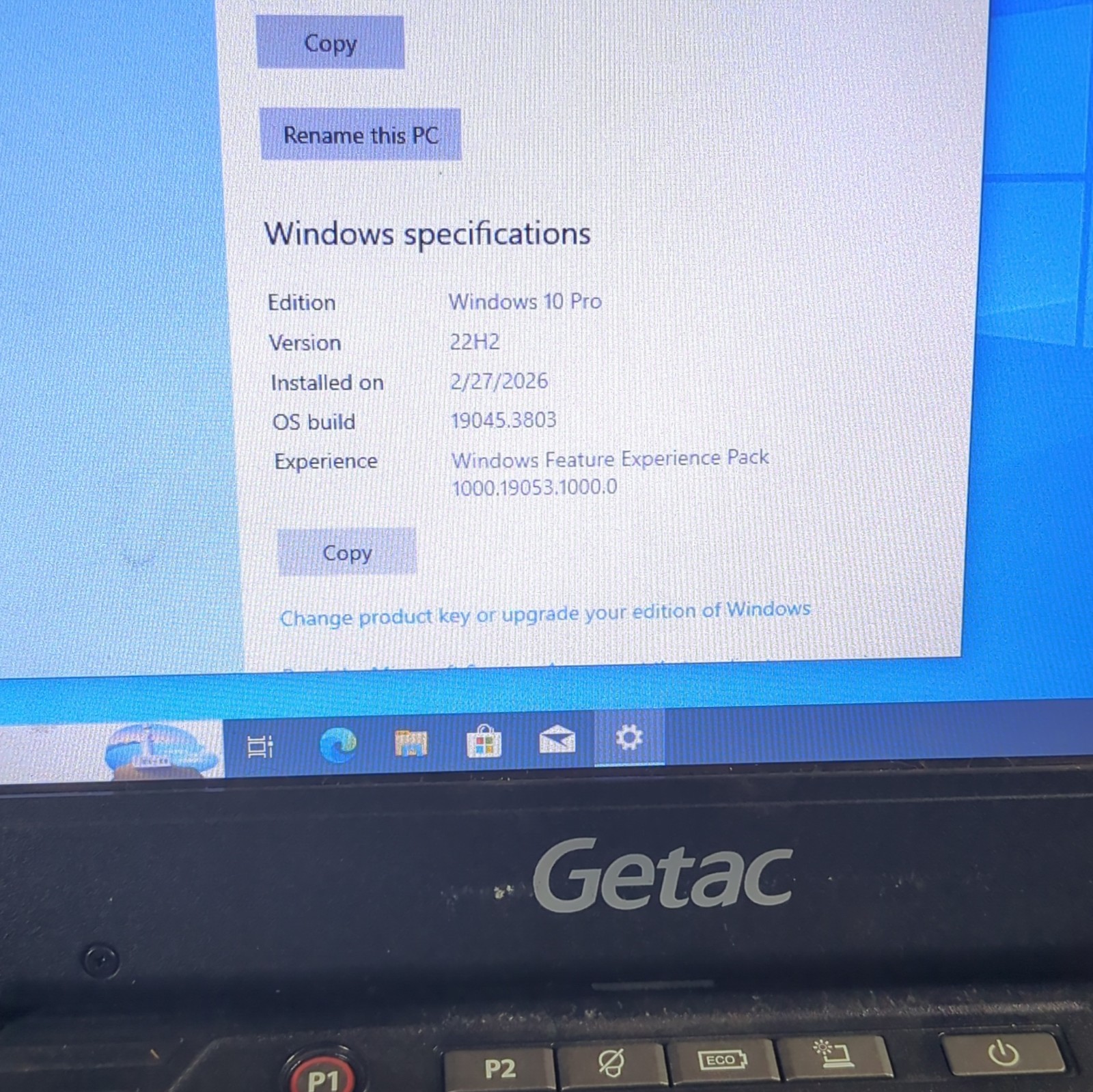 Getac S400 G3 Rugged Laptop i5-4210M 8GB RAM 128GB SSD 1TB HDD Touchscreen Win10