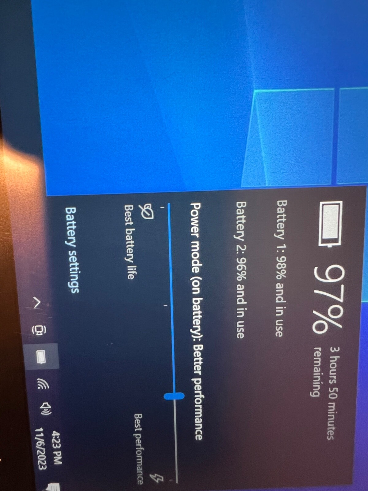 Getac F110 G4 i7-7500u 16GB 256Gb 4G LTE Barcode Rdr GPS 7455 FHD 2New Batterie