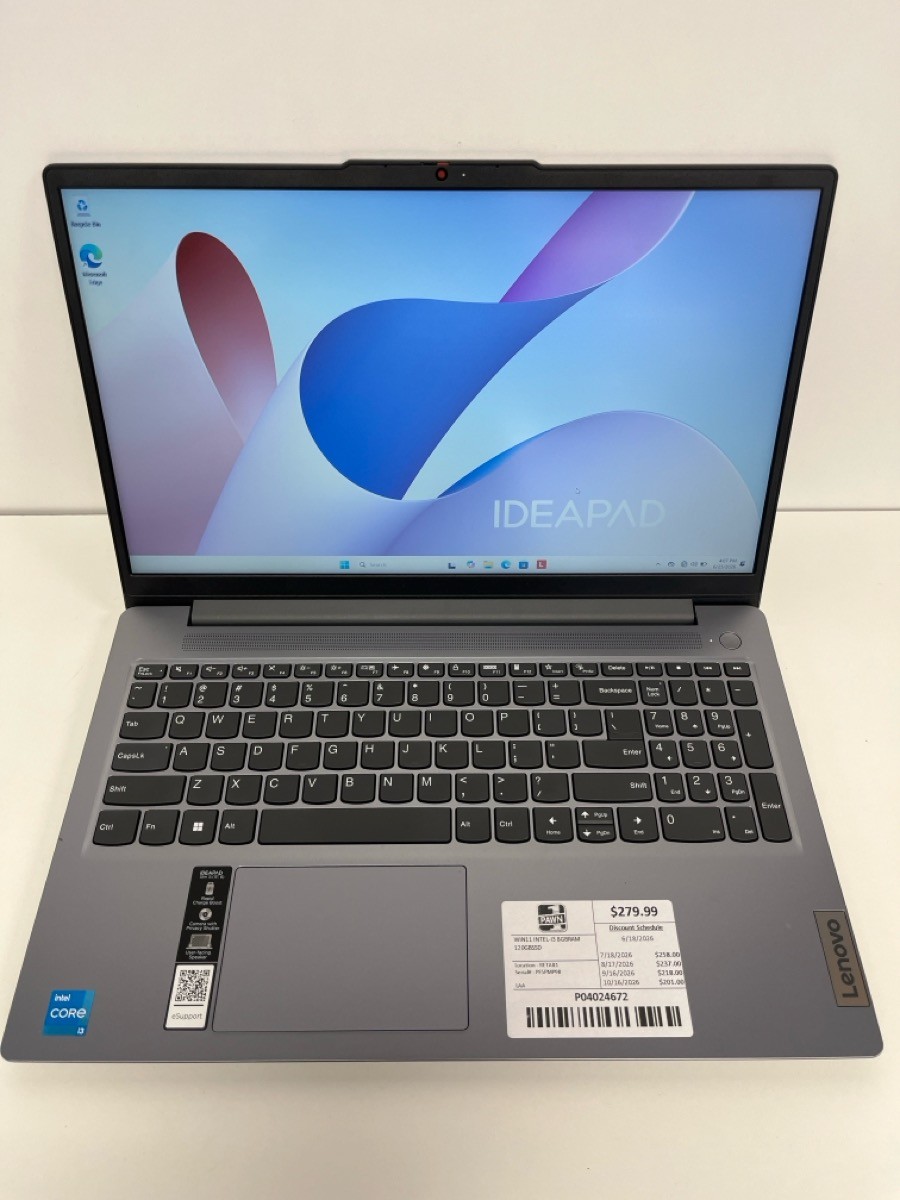 Windows 11 Lenovo ideaPad Slim 3 with 8gb 128SSD with charger. 7/2 (P04024672)
