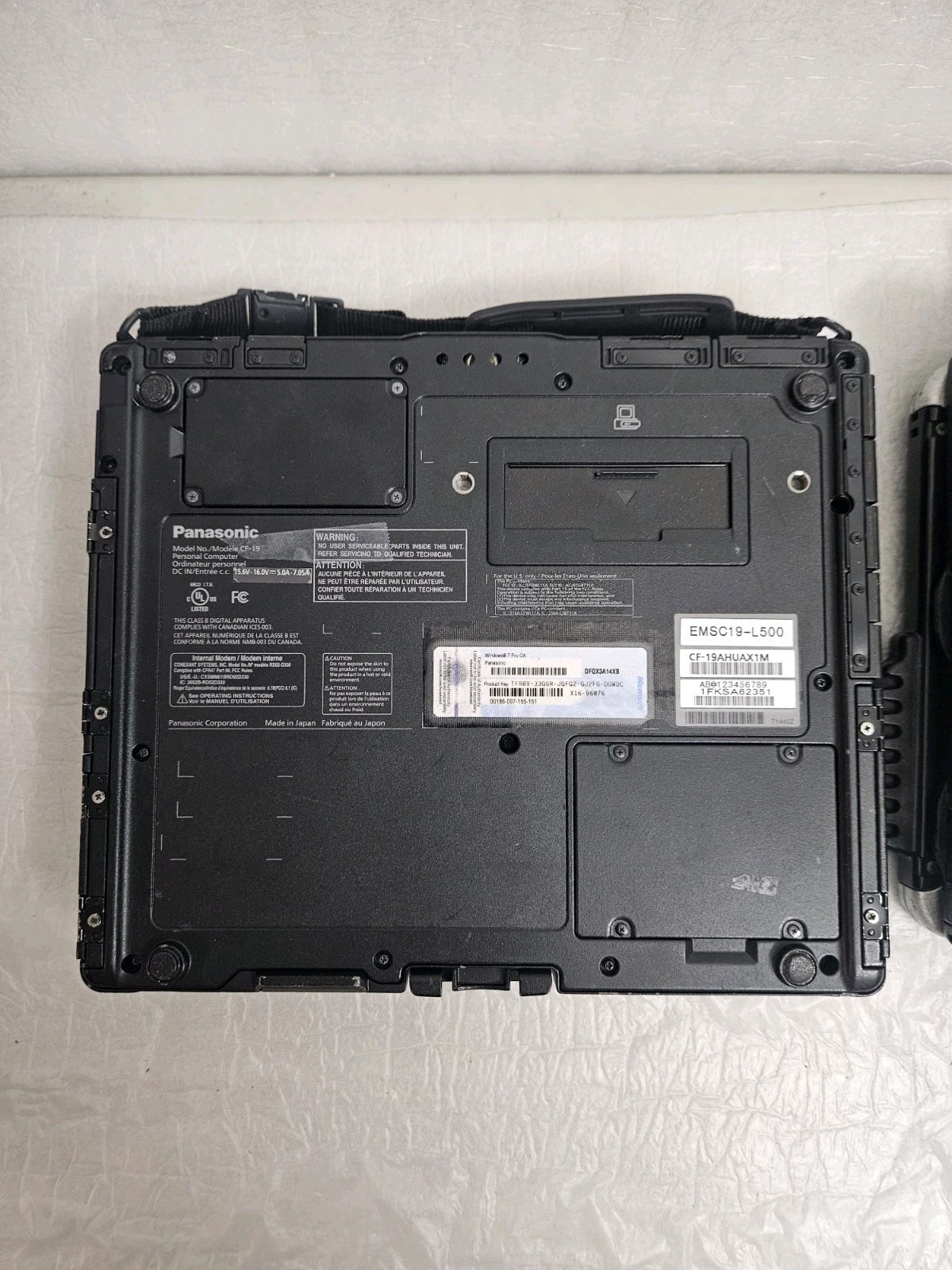 Lot Of 3 Panasonic Toughbook CF-19 MK5 i5-2520M 8GB TOUCH SCREEN NO SSD-NO OS