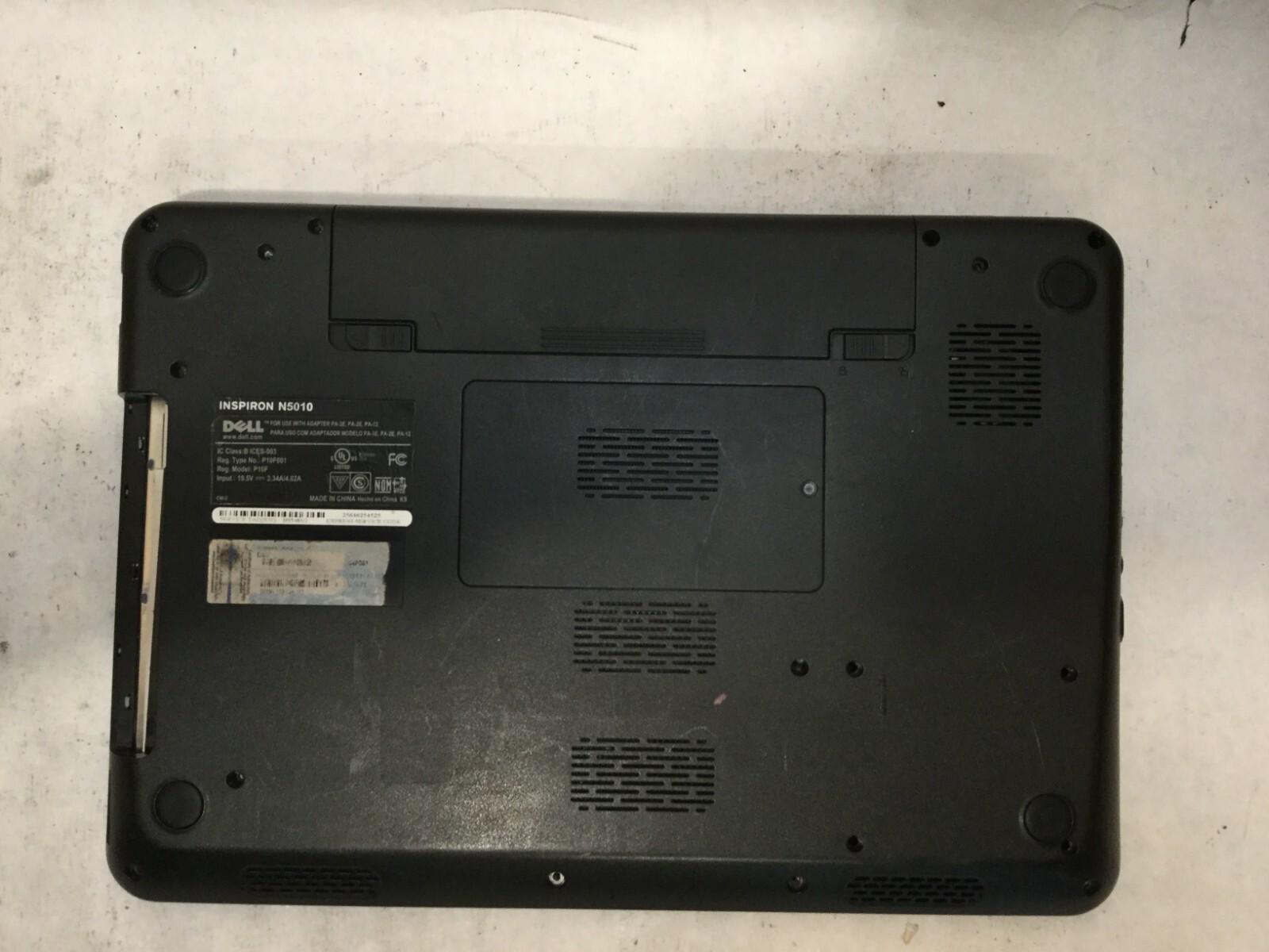 Dell Inspiron N5010 / Intel Core i3 M370 @ 2.40GHz / (MISSING PARTS!) -MR