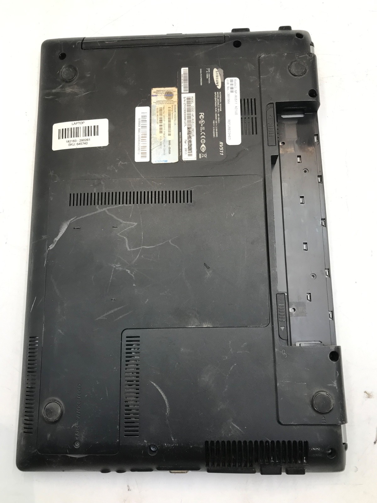 LOT OF 2 Samsung RV511 Intel Core i3-380M 15.6″ -BAD DISPLAYS- MZ