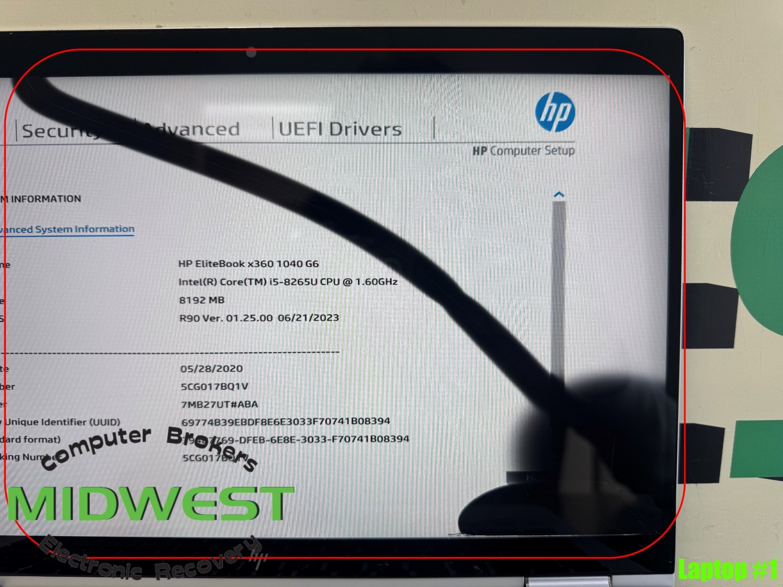 (Lot of 2) HP EliteBook x360 1040 G6 i5-8265U 1.6GHz 8GB 256GB
