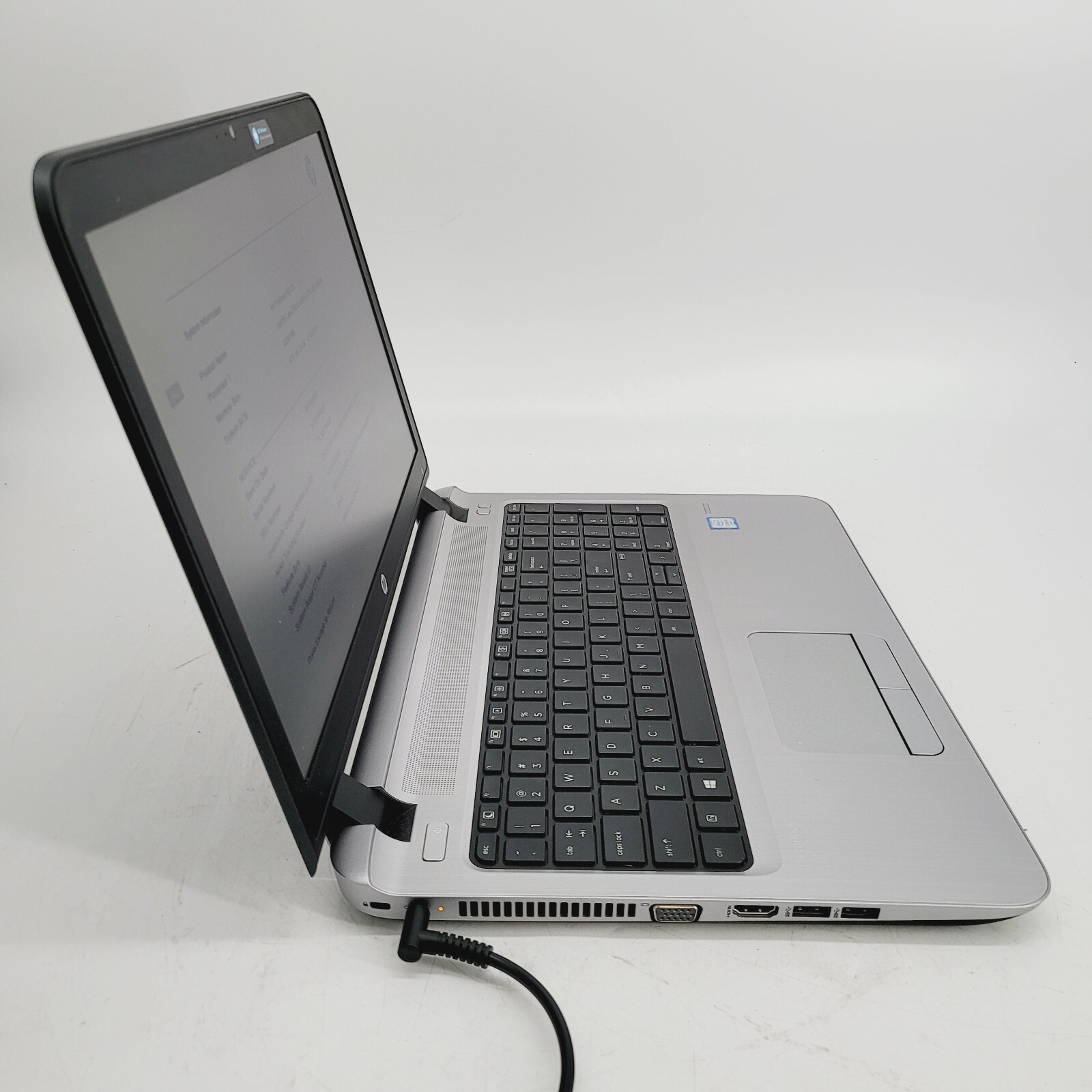 HP ProBook 450 G3 Core i5 6200U 2.3GHz 12GB RAM No HDD 15.6″ – ***BOOT TO BIOS
