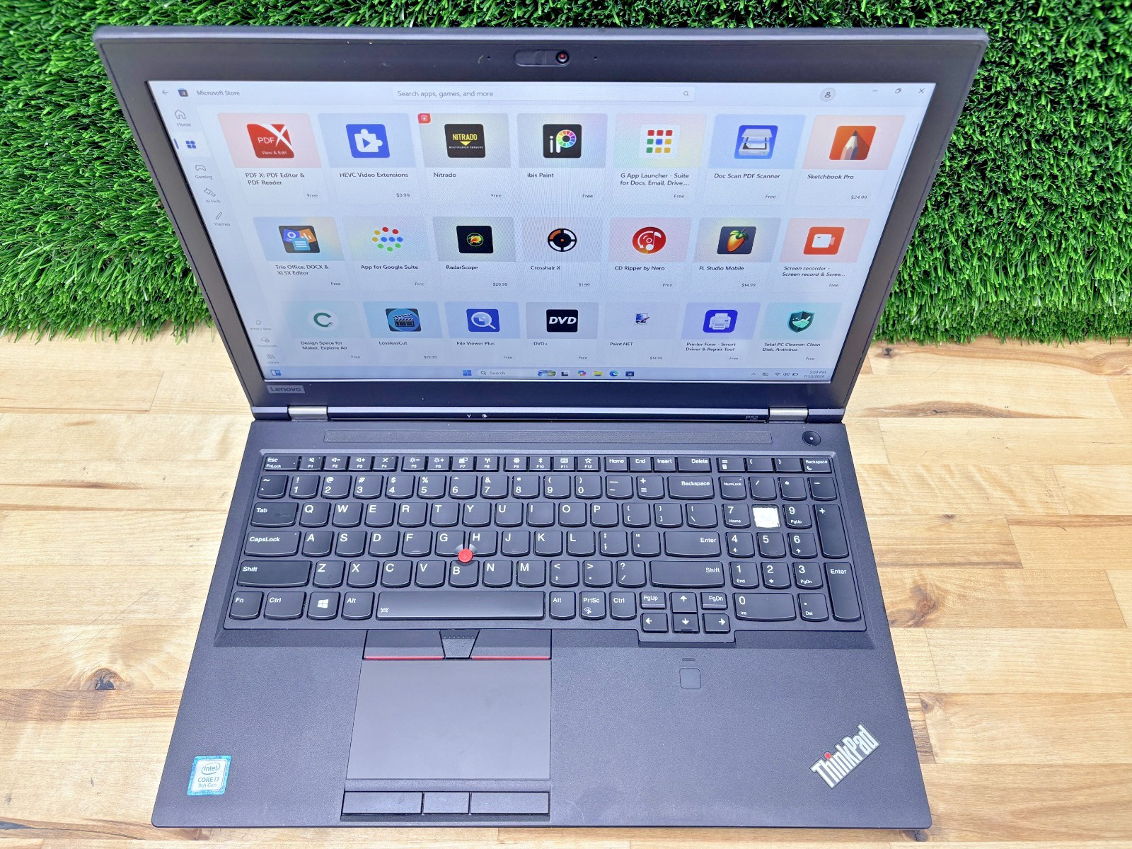 Lenovo ThinkPad P52 Intel i7-8th Gen 2.20GHz 32GB RAM 512GB SSD Windows 11 Pro*