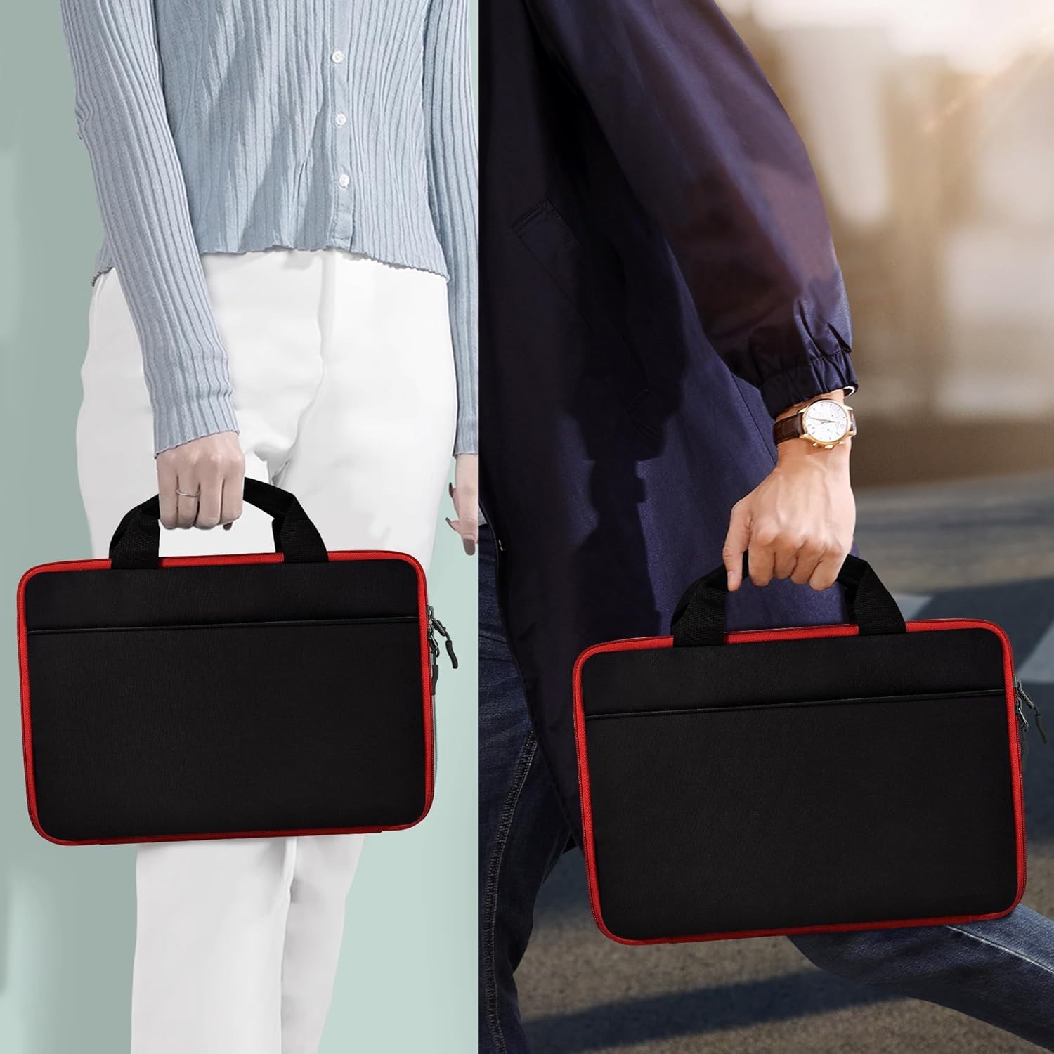 Laptop Case 13.3-14 Inch Sleeve, TSA Shockproof Handbag for MacBook Neo/Pro 14 M