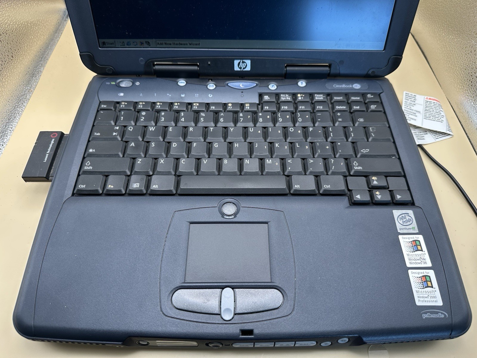 HP OmniBook XE3 Laptop Pentium III Windows ME Office XP WiFi CD Tested