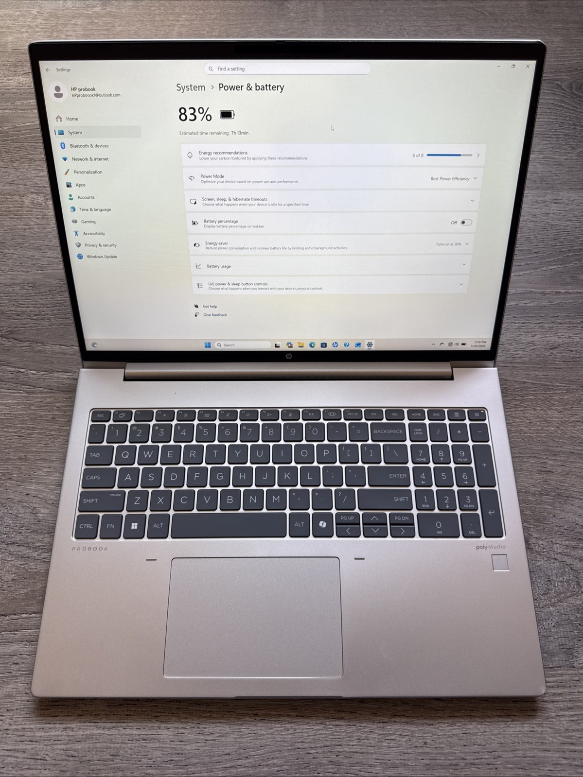 HP ProBook 465 G11 16″ AMD Ryzen 7 7735U 32GB DDR5 1TB SSD Windows 11 Pro