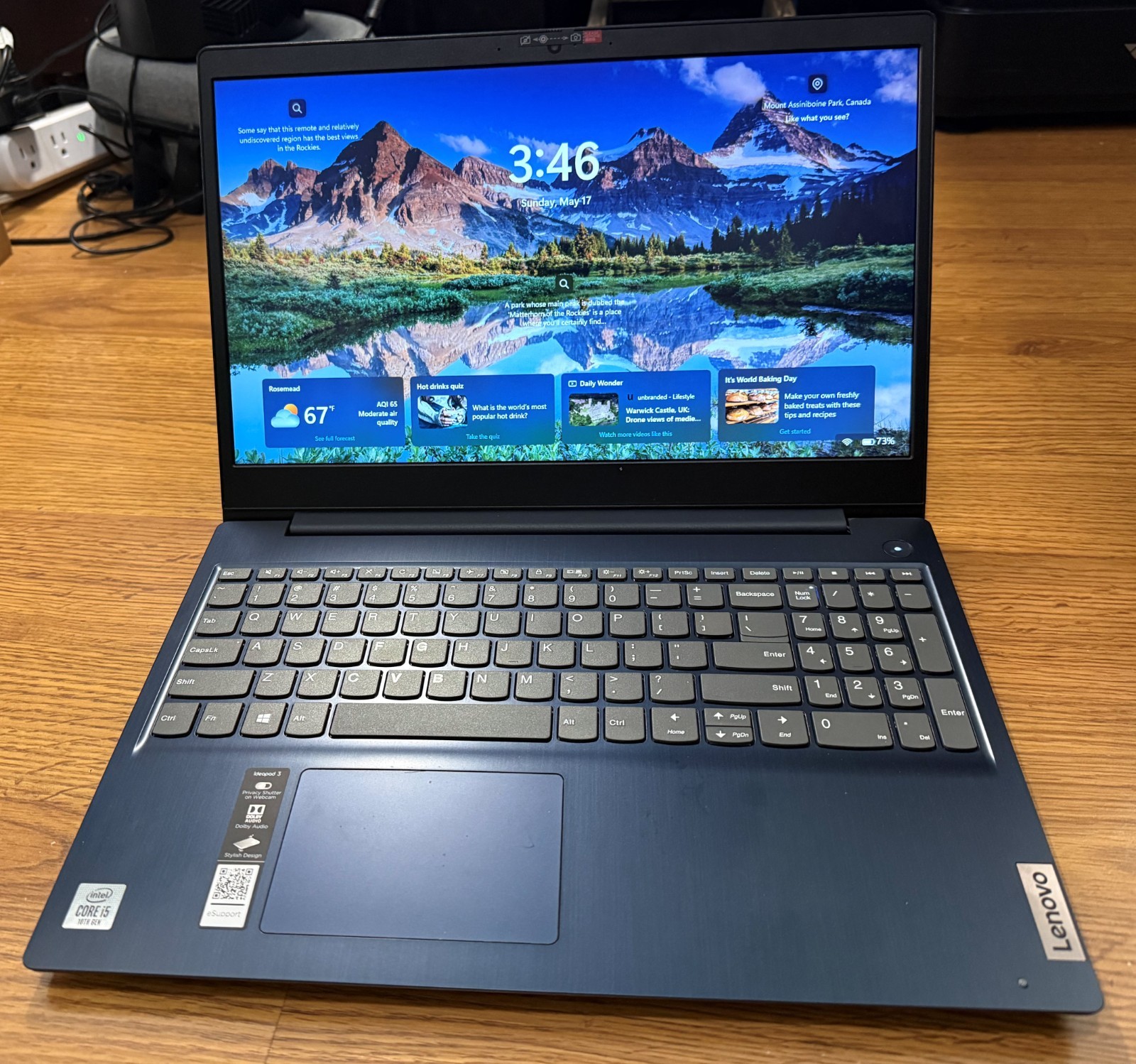 Lenovo IdeaPad 3 15IML05 15.6″ i5-10210U 12GB RAM 512GB SSD Windows 11 Laptop