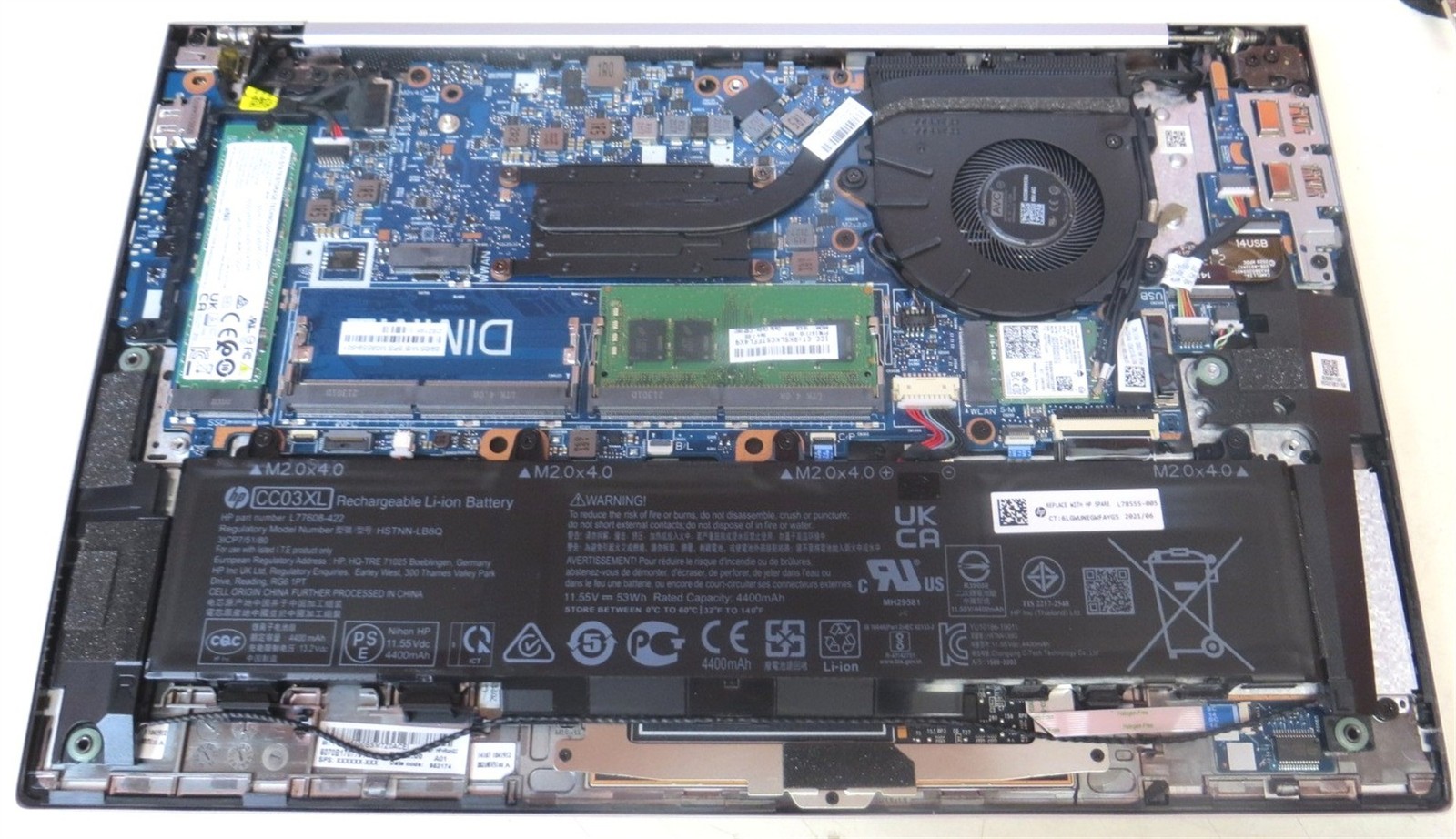 Scratched LCD HP EliteBook 840 G7 Laptop Intel i5-10310U 1.7GHz 16GB 128GB SSD