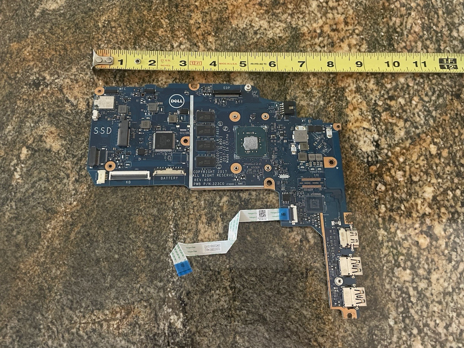 Dell Latitude P26T P26T003 3190 2 in 1 11.6″ Replacement – Motherboard 323CO
