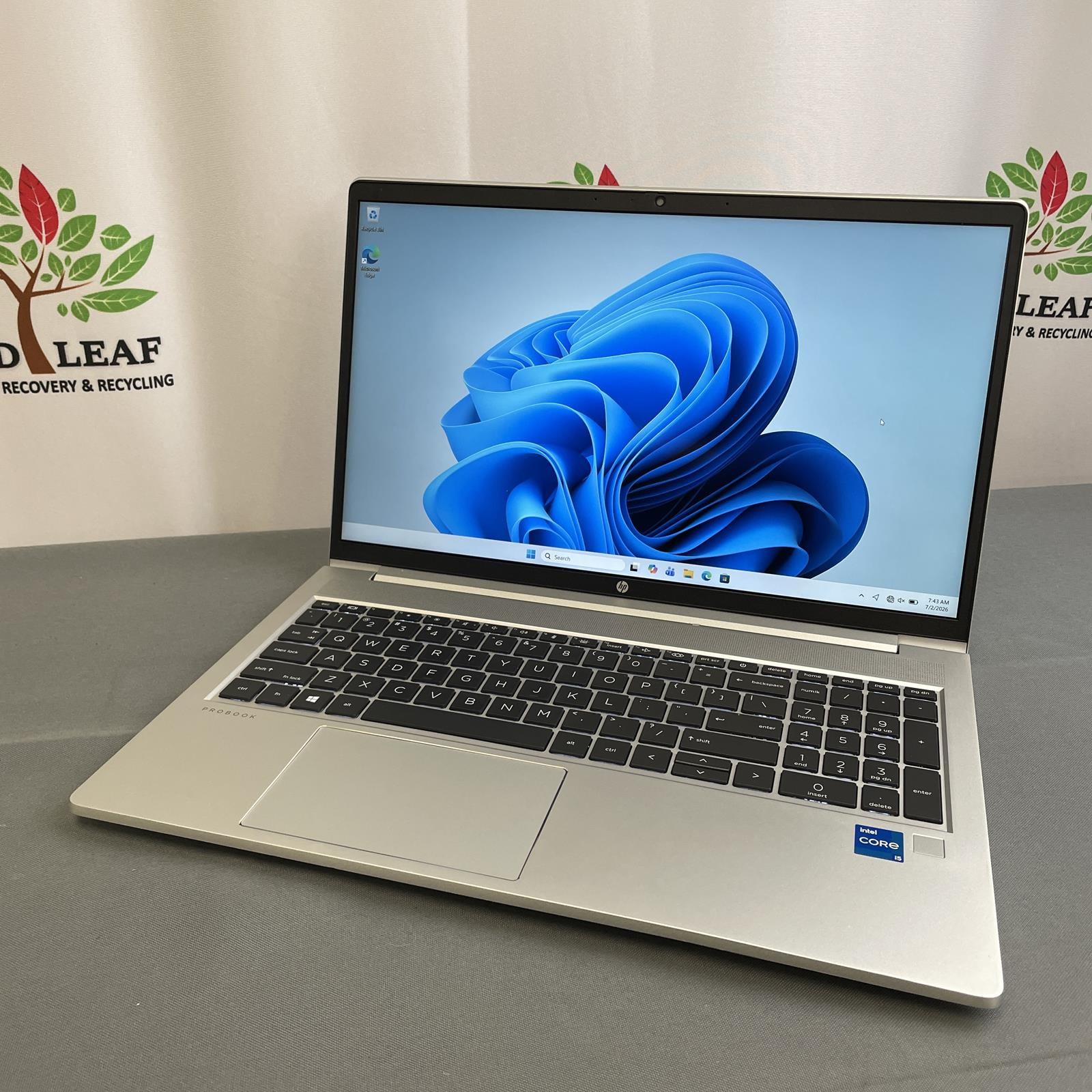 HP ProBook 450 G8 15.6 in FHD Touch, Core i5-1135G7, 16GB, 256GB NVMe | Grade B