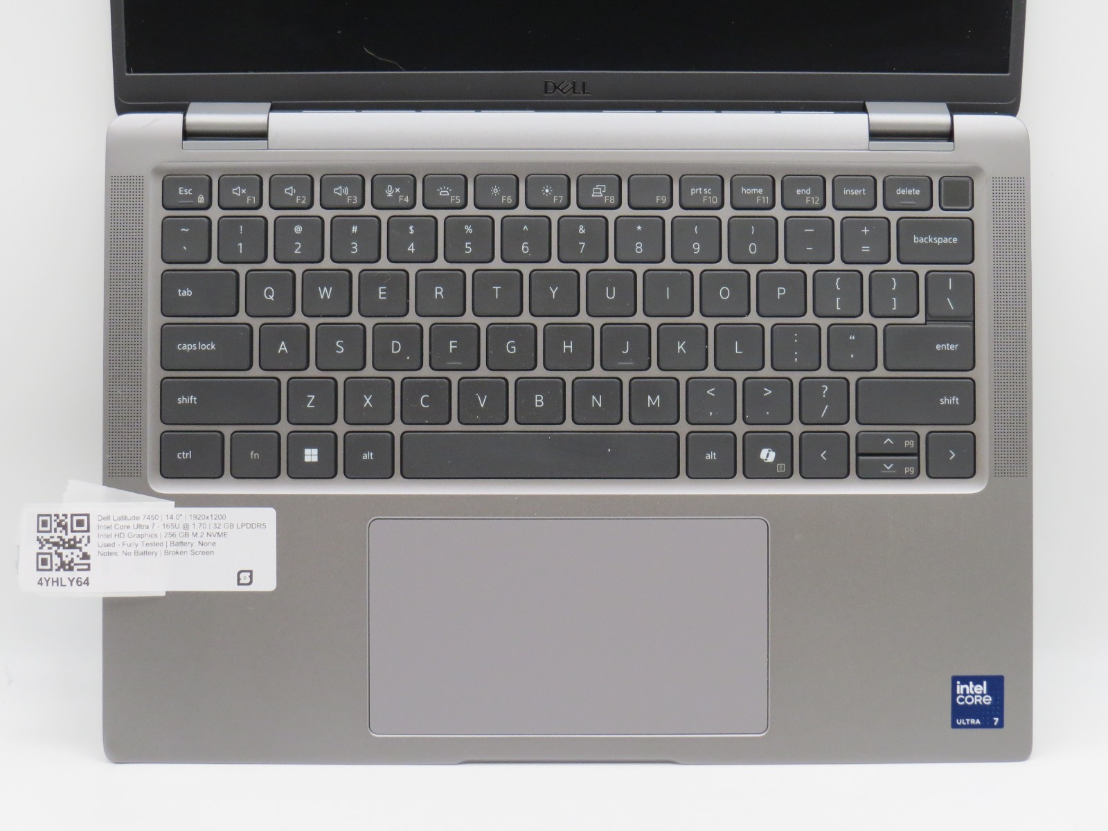 Dell Latitude 7450 | Ultra 7 165U@1.7GHz | 32GB DDR5 | 256GB m2 | No OS/Battery