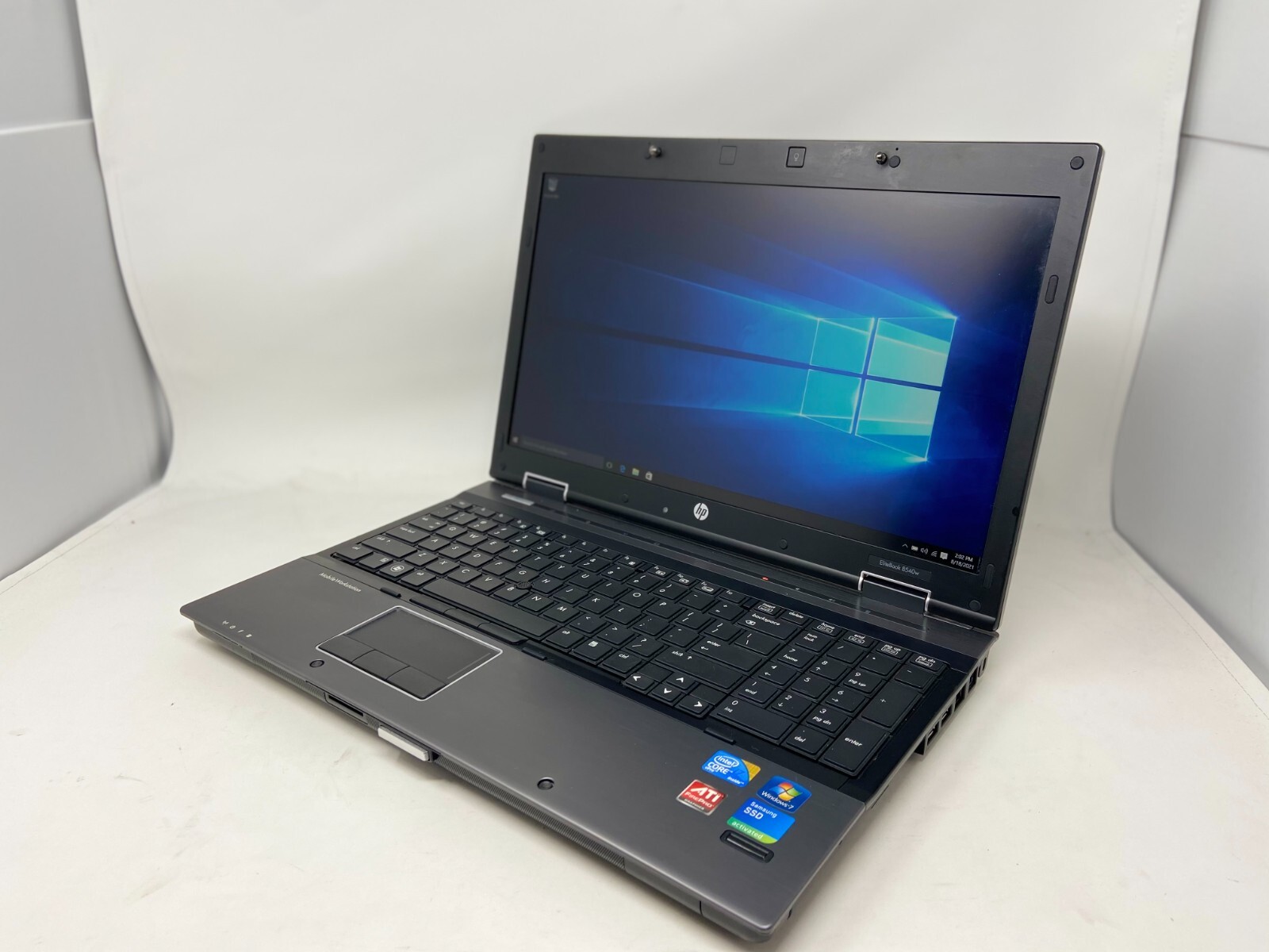 HP EliteBook 8540w 15″ Core i7-620M 2.7GHz 4GB 512GB SSD Win10 AMD Gaming Laptop