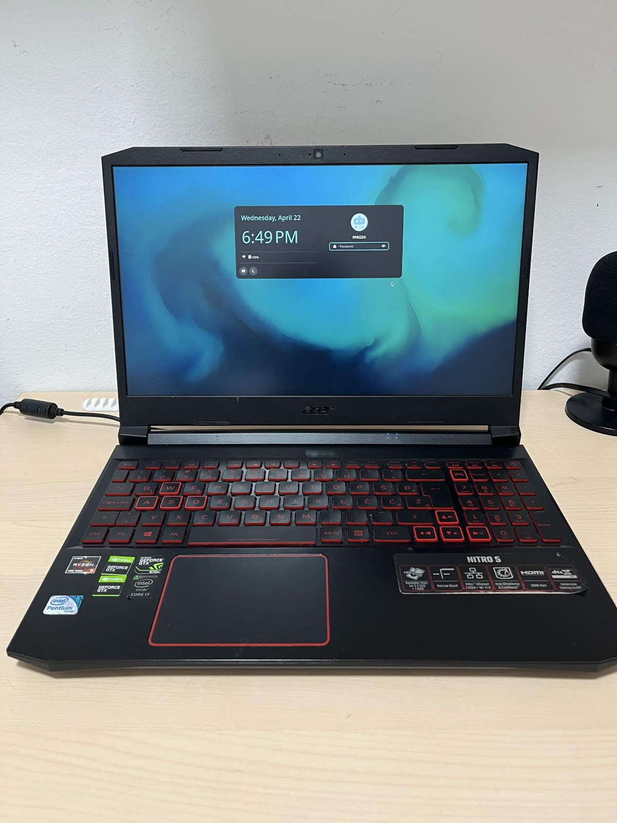 Acer Nitro 5 AN515-44-R99Q (MODDED) 15.6″ 512GB AMD Ryzen 5, 3.0GHz, 12GB RAM
