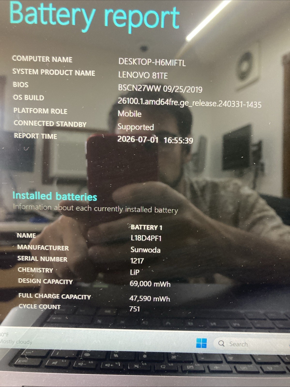 Lenovo Yoga C940 81TE i7-9750H 2.6GHz 12GB RAM 256GB SSD Win 11 keys not working