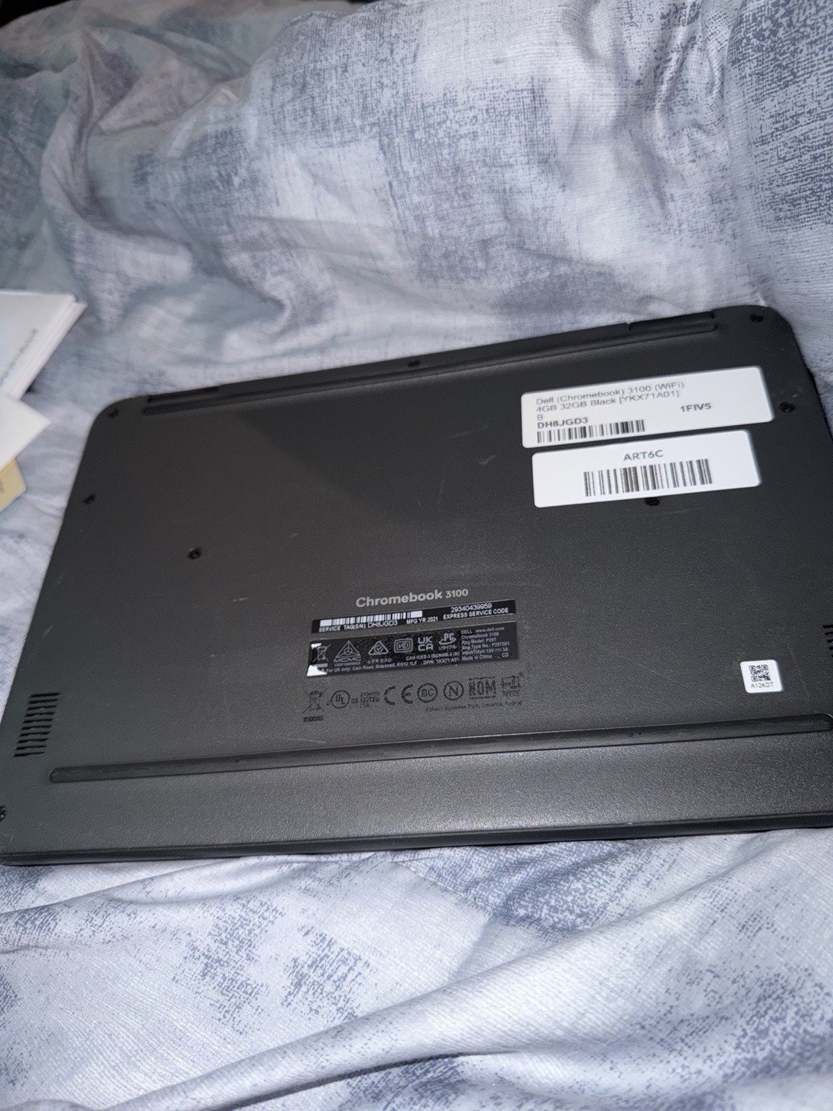 Dell Chromebook 11 3100 11.6″ 32GB Non-Touch N4020, Black Great Condition!