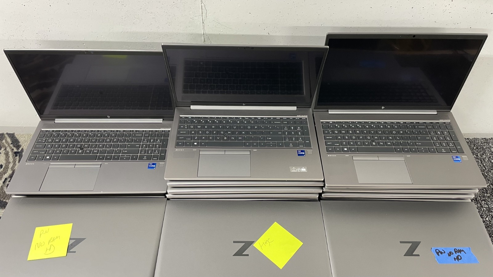 *Lot of 28* HP ZBook Firefly 15 G8 Laptop i7-1165g7 No RAM HDD Parts Touchscreen