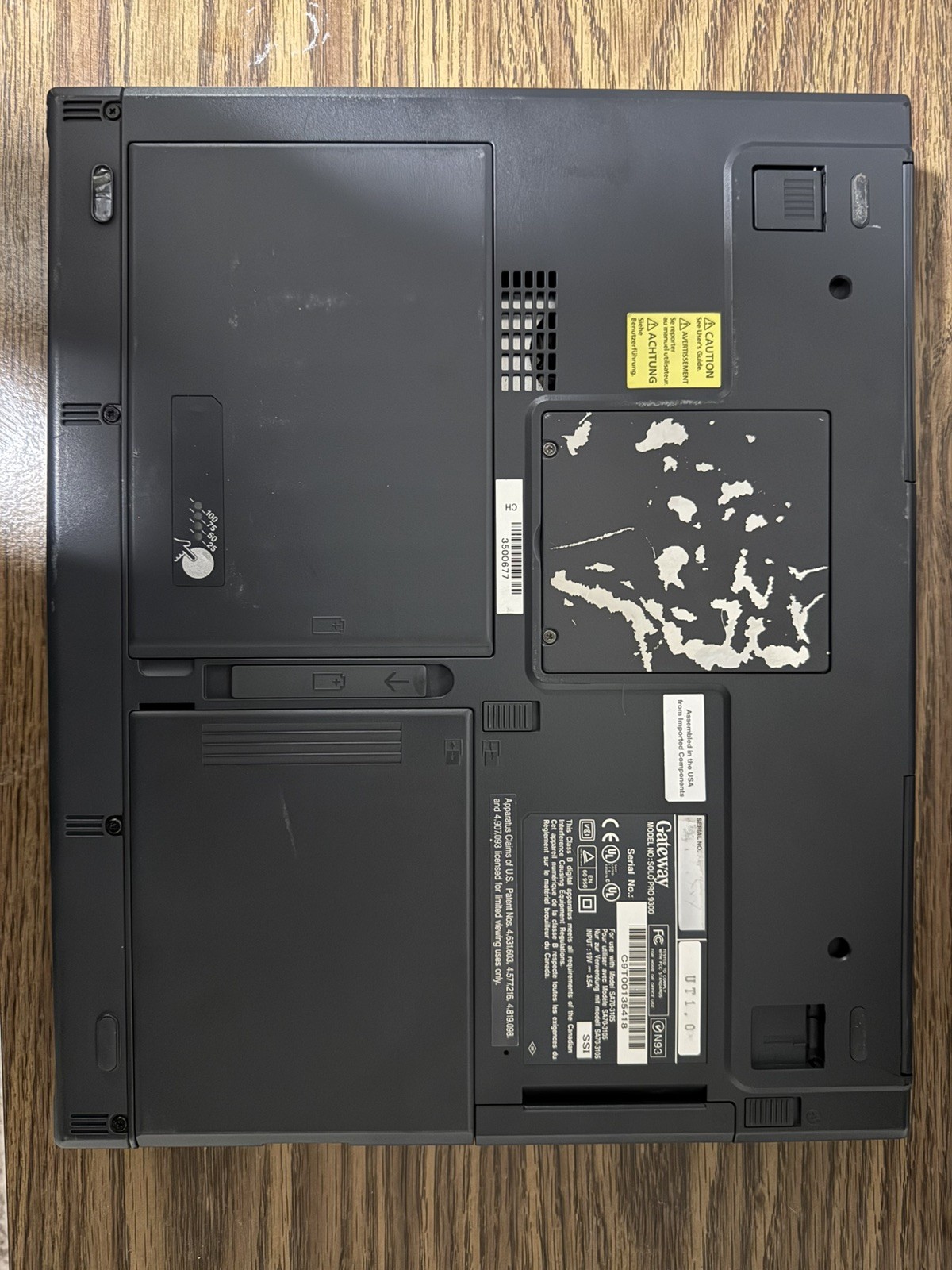 Gateway Solo Pro 9300 Tested Working – Boots Up Win XP