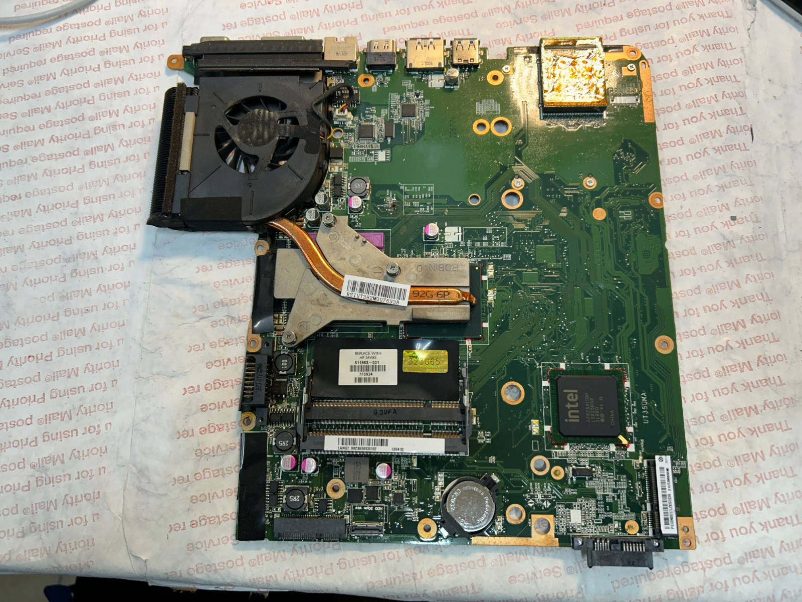 HP Pavilion DV6-1030US Motherboard Core 2 Duo T6400 2GHz 4GB & keyboard topcase