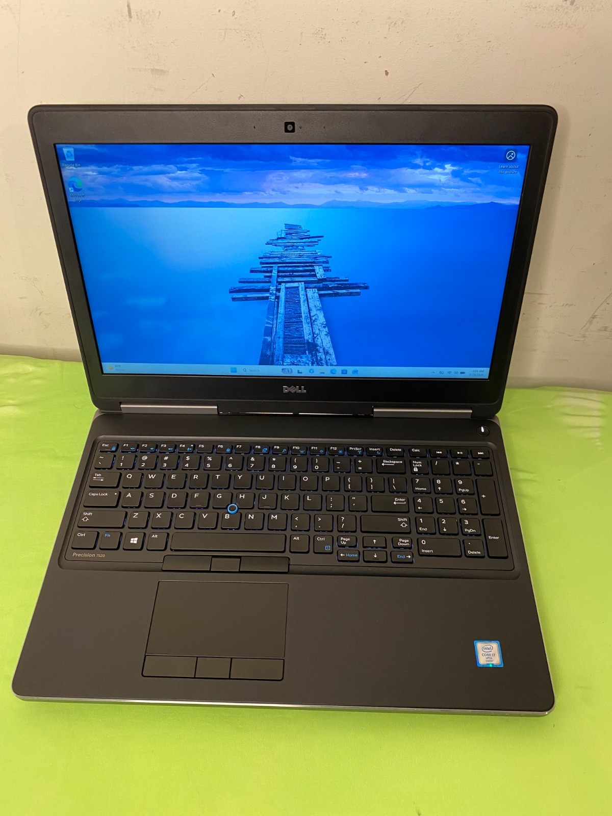 DELL PRECISION 7520 i7-6820HQ 2.70GHz 20GB RAM 256GB SSD QUADRO M2200 WIN 11 PRO