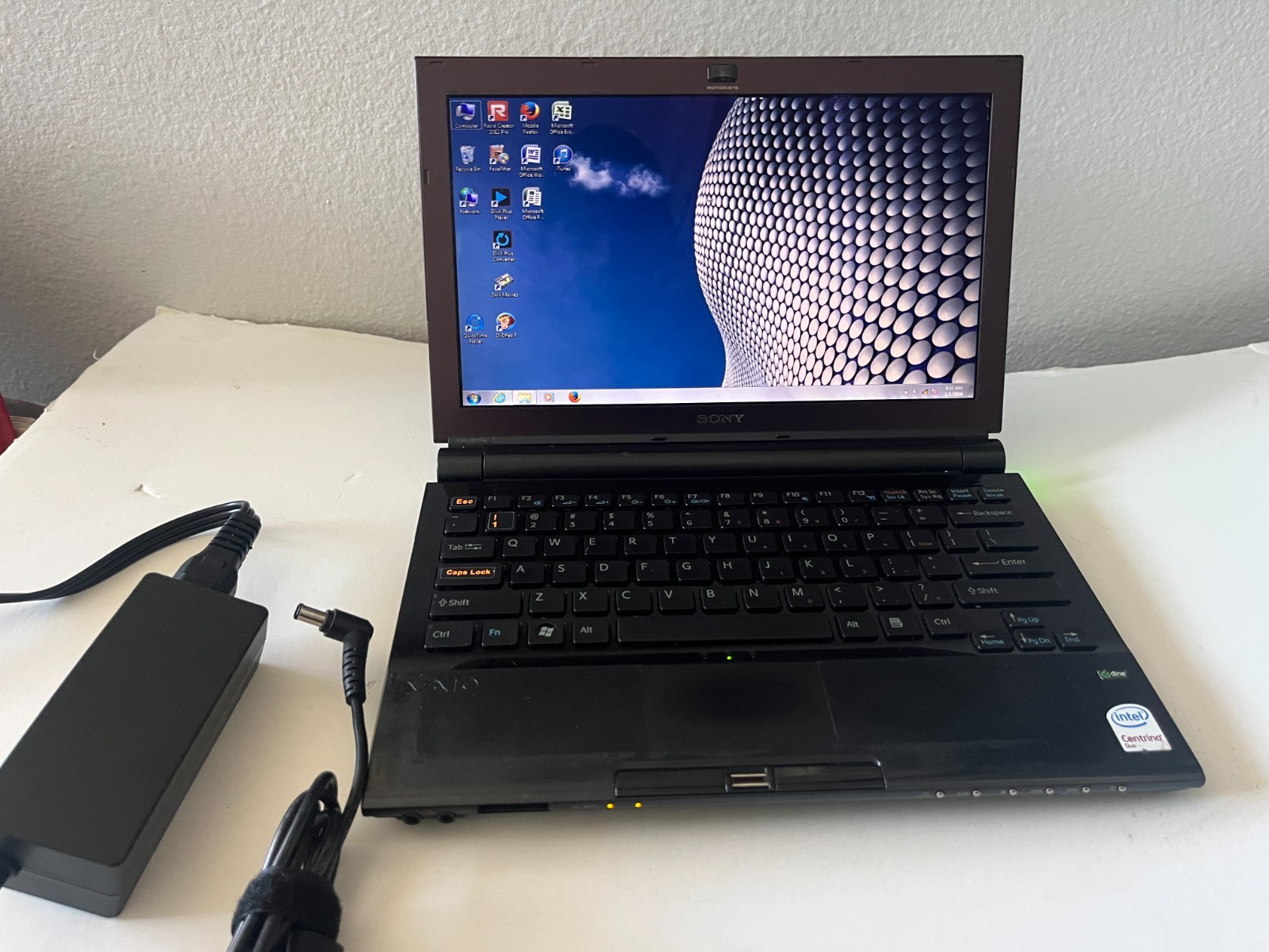 Sony Y2K Vaio Netbook Purple Laptop 100GB HDD 2GB RAM PCG 4M6P Windows 7