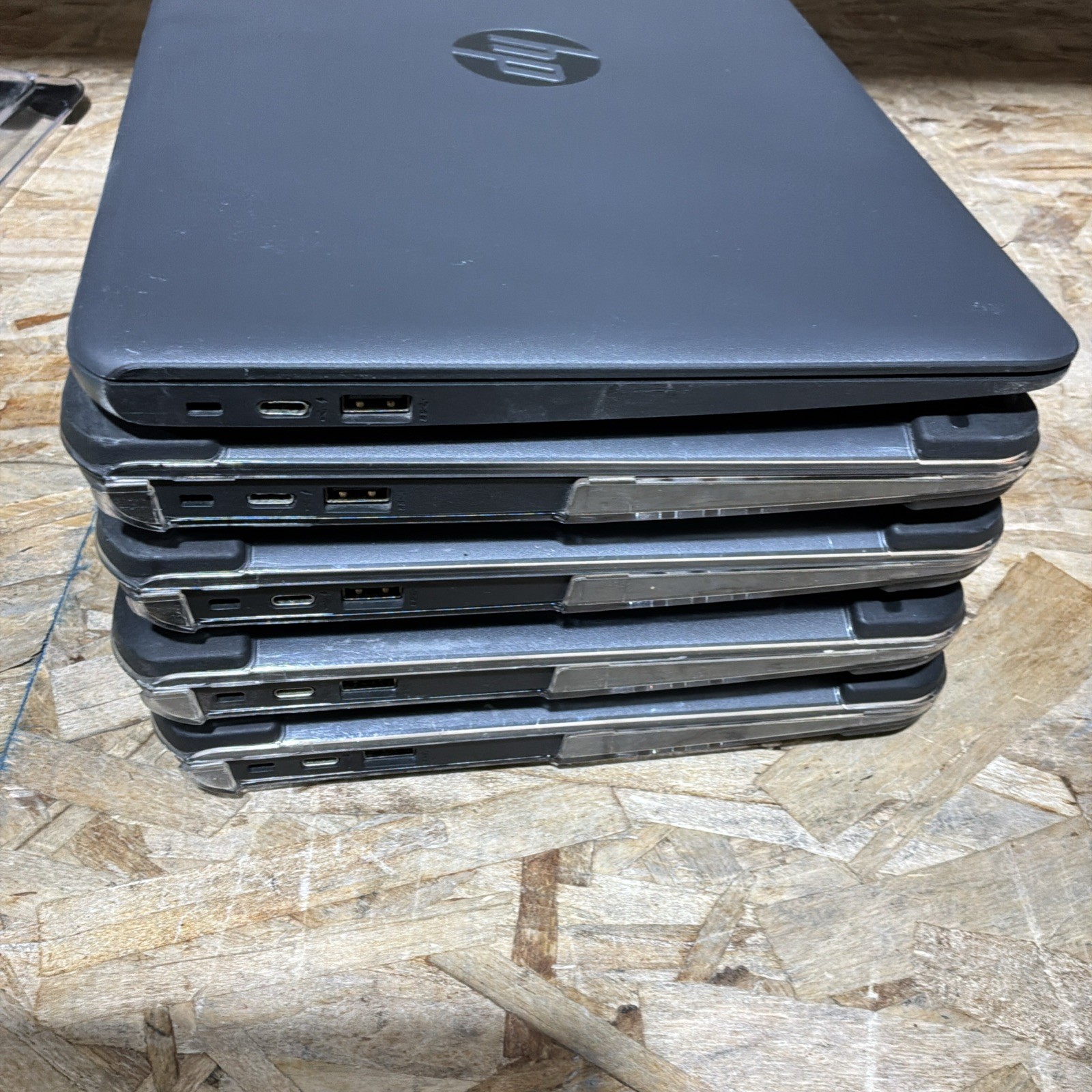 Lot Of 5! HP Chromebook 11 G6 EE 11.6″ 16GB N3350 ChromeOS, Black