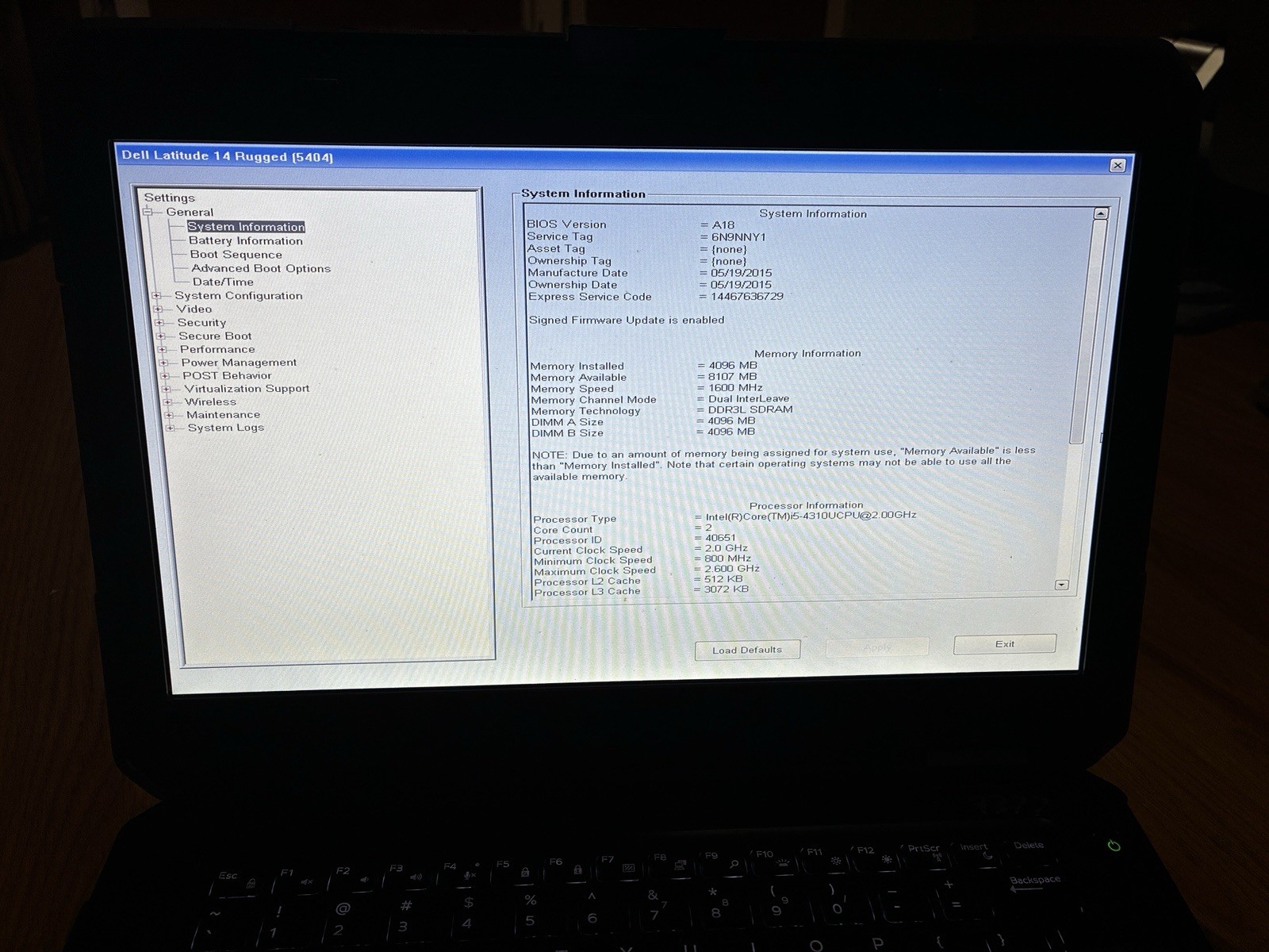 Dell Latitude 14 Rugged 5404 | Core i5, 8GB RAM, SSD | Verified GPS Functional