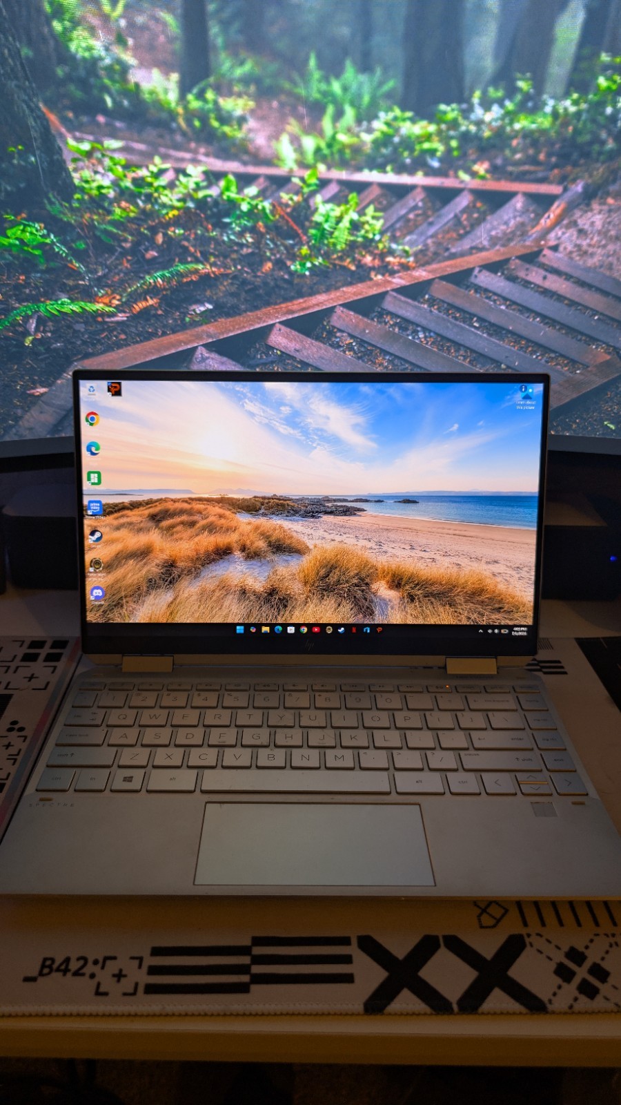HP Spectre x360 4k AMLED 13-AW0xxx i5 1.1GHz 8GB RAM 256GB SSD 500gb micro Sd