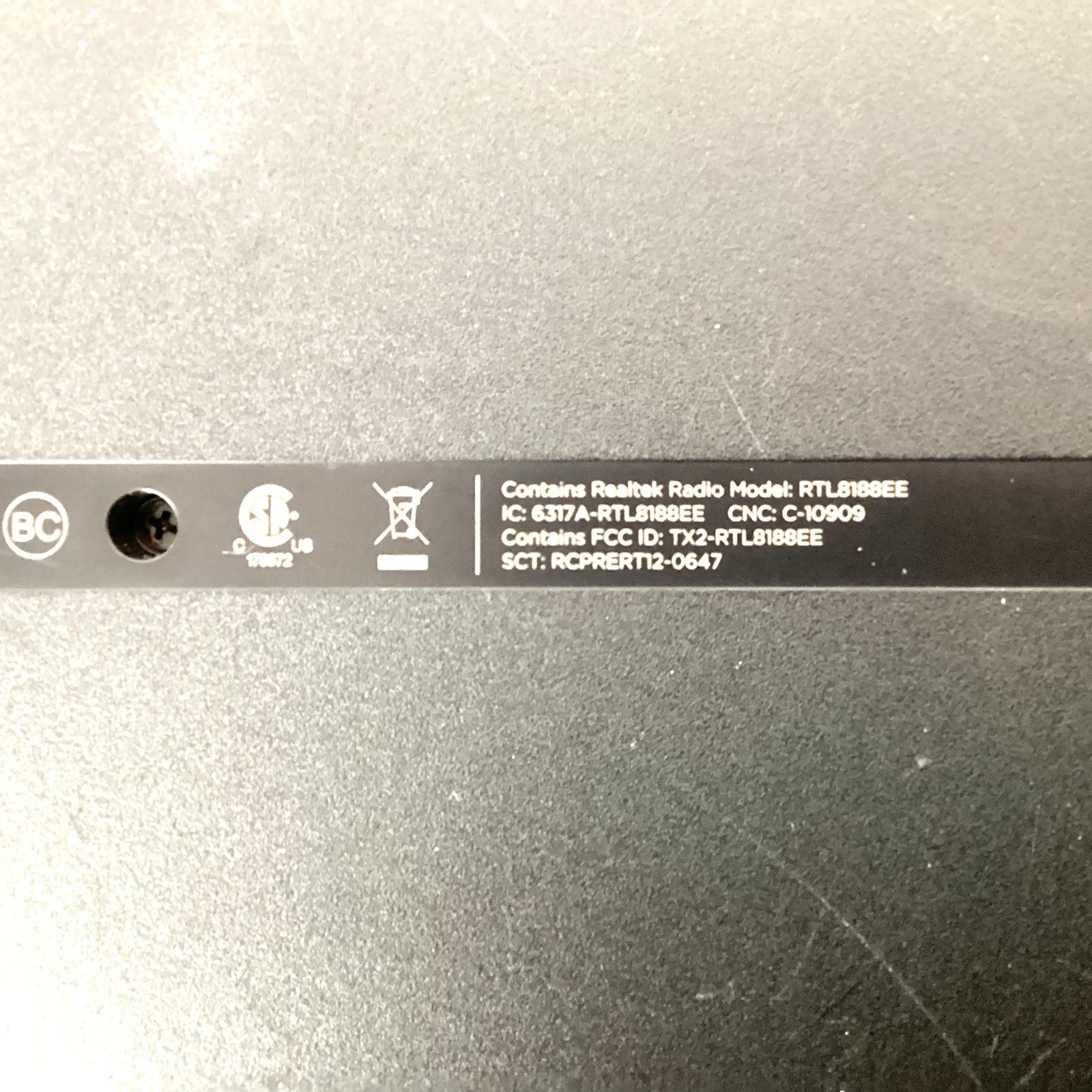 HP Notebook 15.6″ RTL8188EE Laptop Untested No Charger