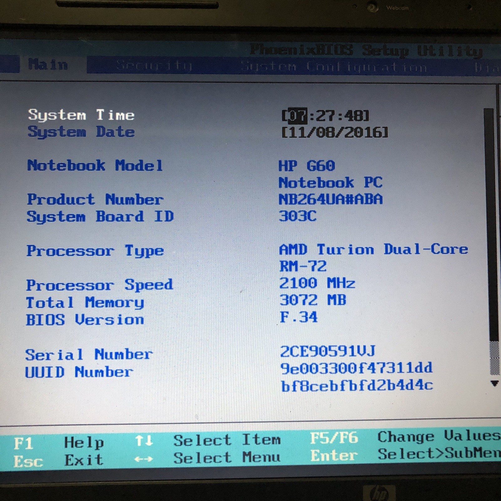 HP G60 G60-243CL Laptop AMD Turion 3GB RAM+320GB HDD NO OS – READ DESC