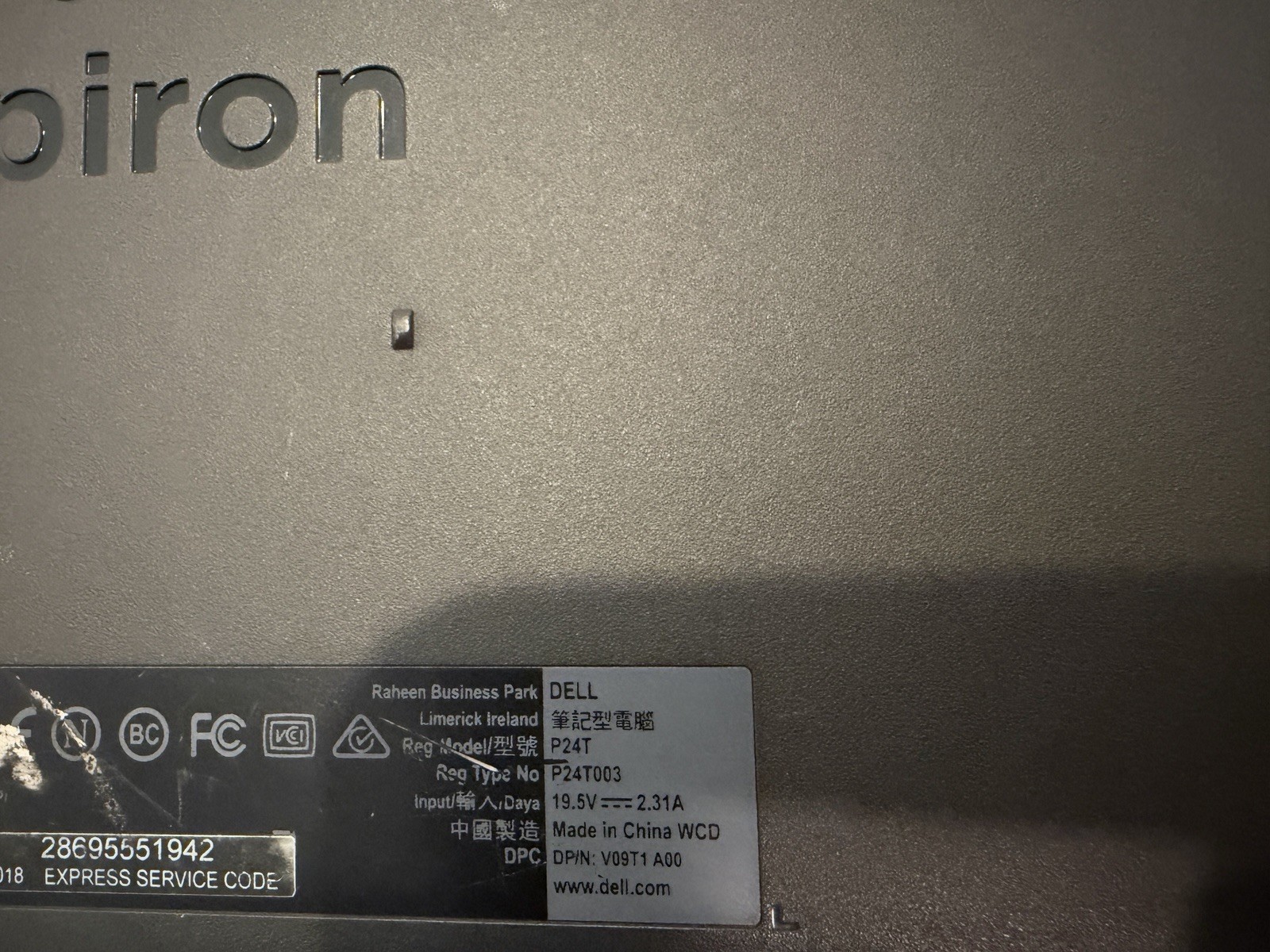 Dell Inspiron 11 3180 P24T003 Laptop AMD A6 4GB For Parts w Charger