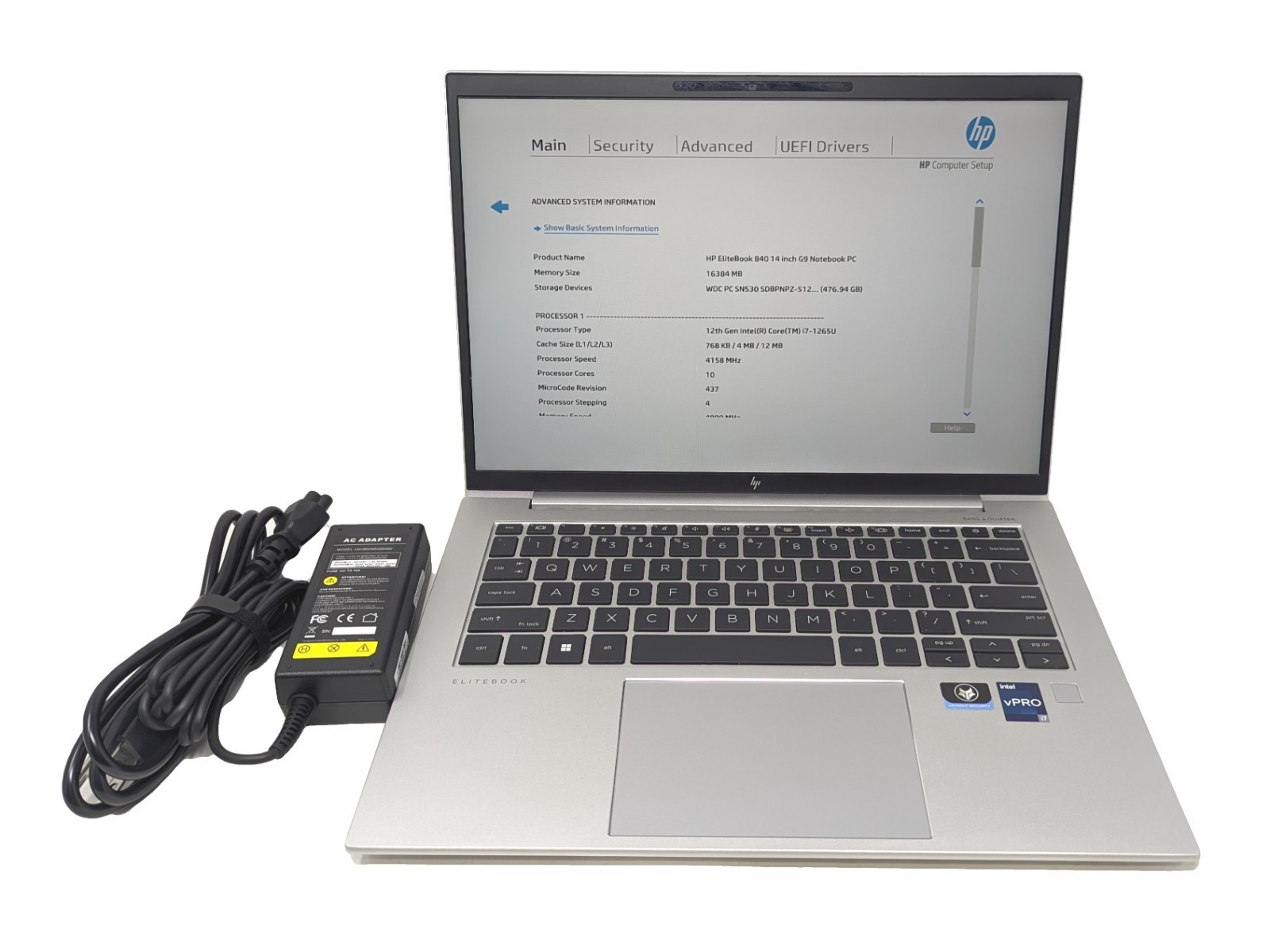 HP EliteBook 840 G9 Laptop – 14″ Intel Core i7-1265U 32GB DDR5 512GB SSD No OS