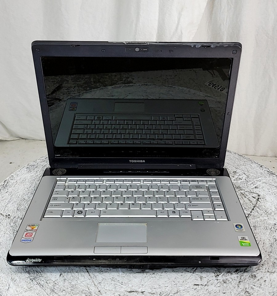 Toshiba Satellite A215 PC Laptop AMD TURION 64 X2 MOBILE TL-56 2GB SEE NOTES