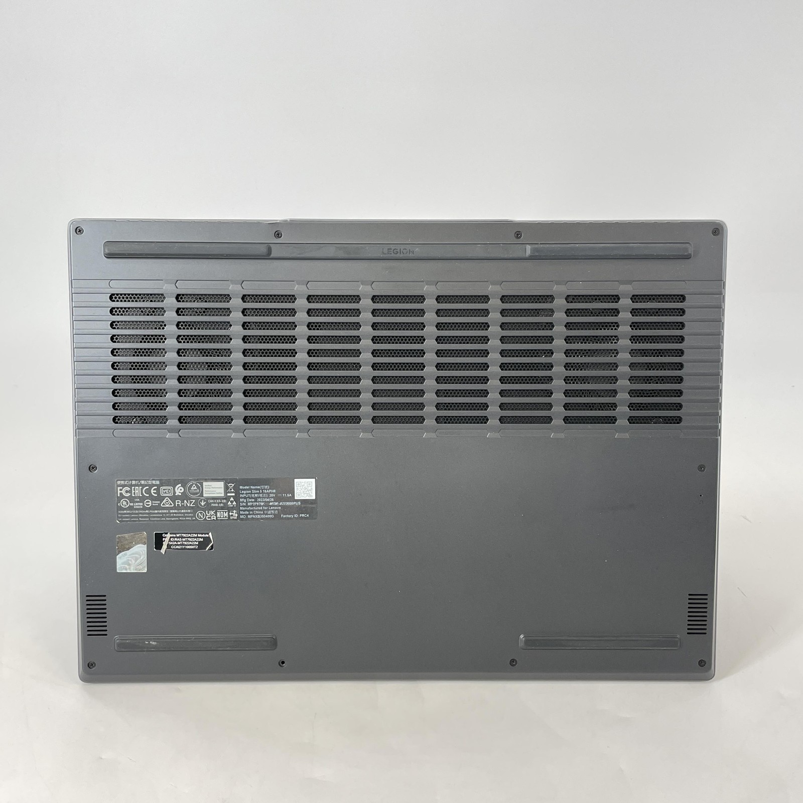 Lenovo Legion Slim 5 Gen 8 16 QHD+ Ryzen 7 7840HS 16GB 512GB RTX 4060 BENT FRAME