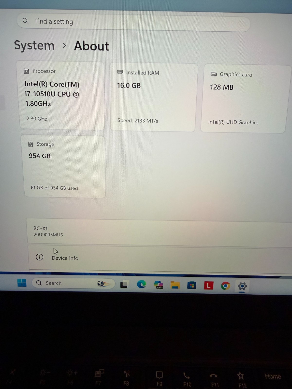 Lenovo ThinkPad X1 Carbon Gen 8- 14″ i7-10510U 16GB RAM 1TB SSD Windows 11 Pro