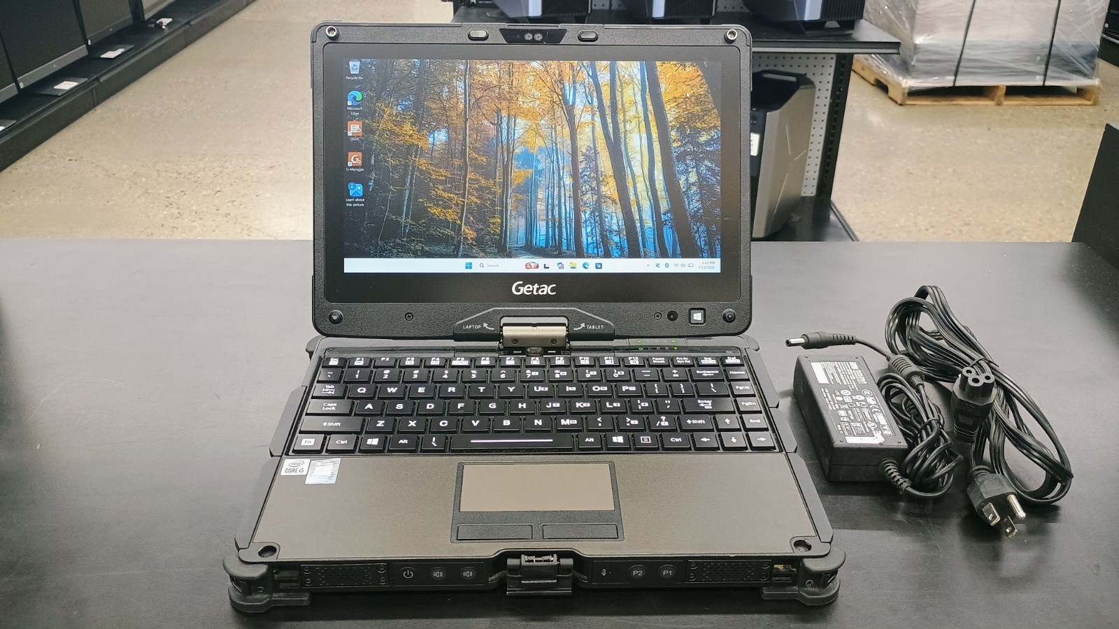 Getac V110G6 Quad Core i5-10210U 1.60GHz – 256GB SSD – 16GB – Win 11 Pro