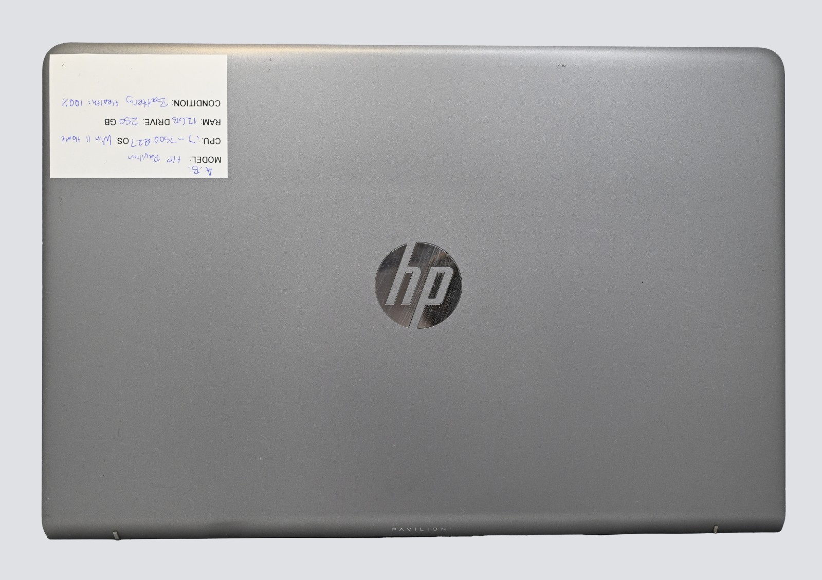 HP Pavillion Laptop 15-cc0xx i7-7500 2.7GHz 12GB RAM 256GB SSD Windows 11 Home