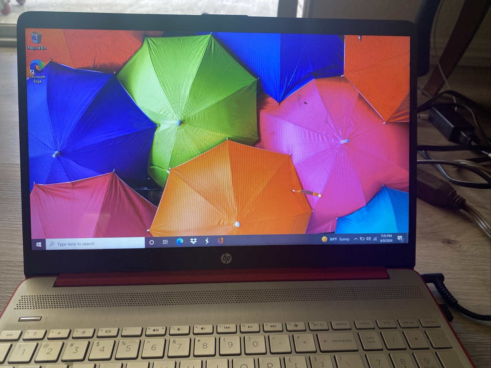 hp laptop 15-dw1083wm red fully unlocked Only Works When Charger Is On Connected