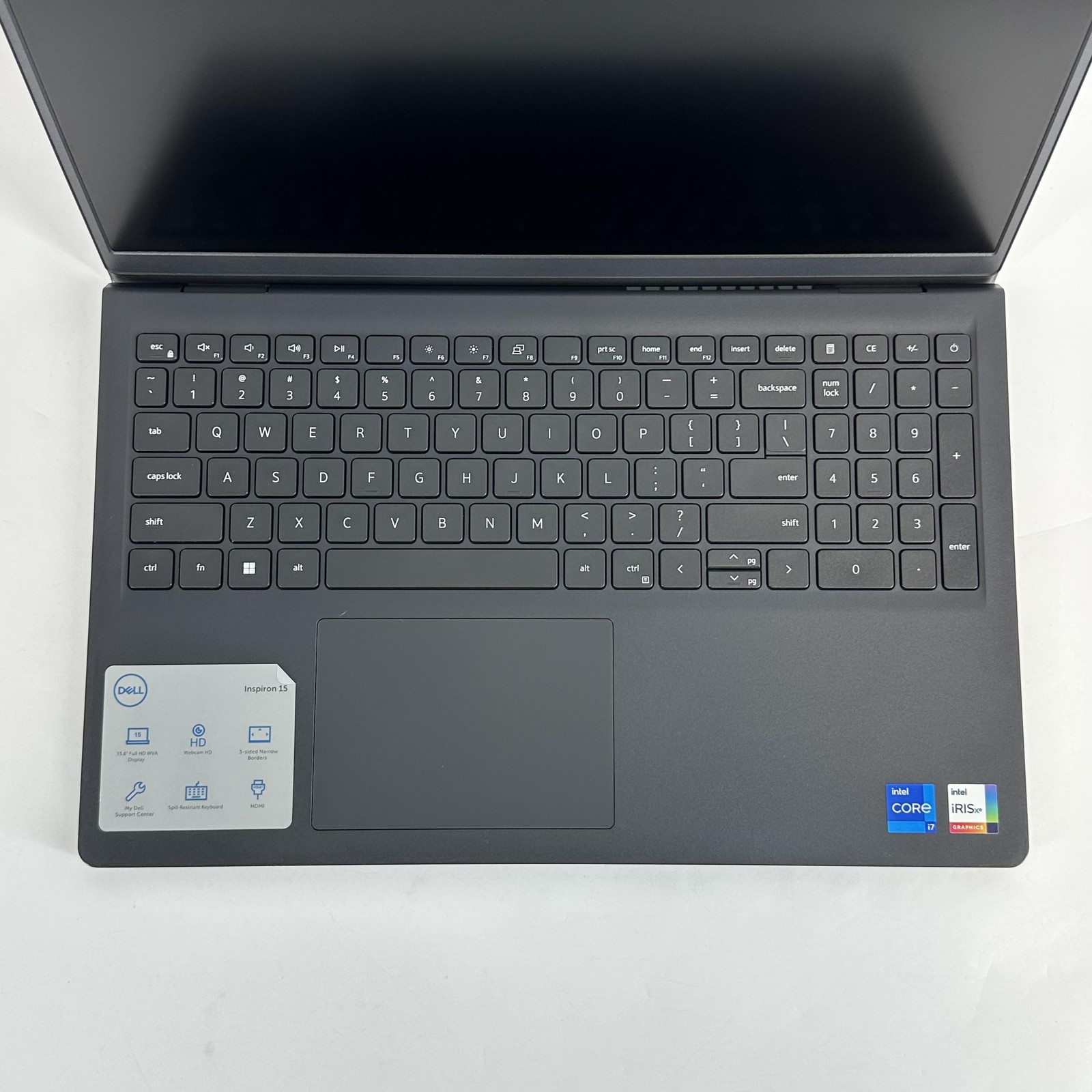 Dell Inspiron 3520 15.6 2022 Black FHD 1.7 GHz i7-1255U 16GB 1TB SSD Good