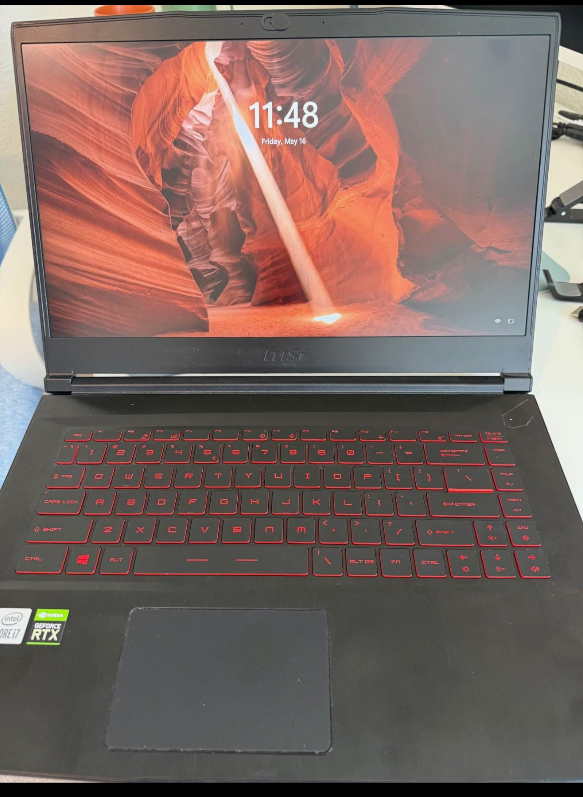 MSI GF65 Thin 10UE gaming laptop i7-10th gen RTX 3060 16GB DDR4 512GB SSD 15.6″