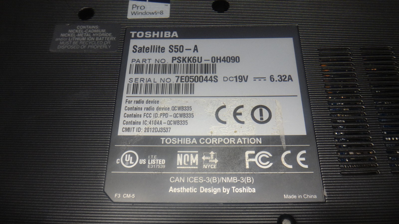Toshiba satellite S50-A, I7, 15.6″, 16GB, 1TB SSD, windows 10, good laptop