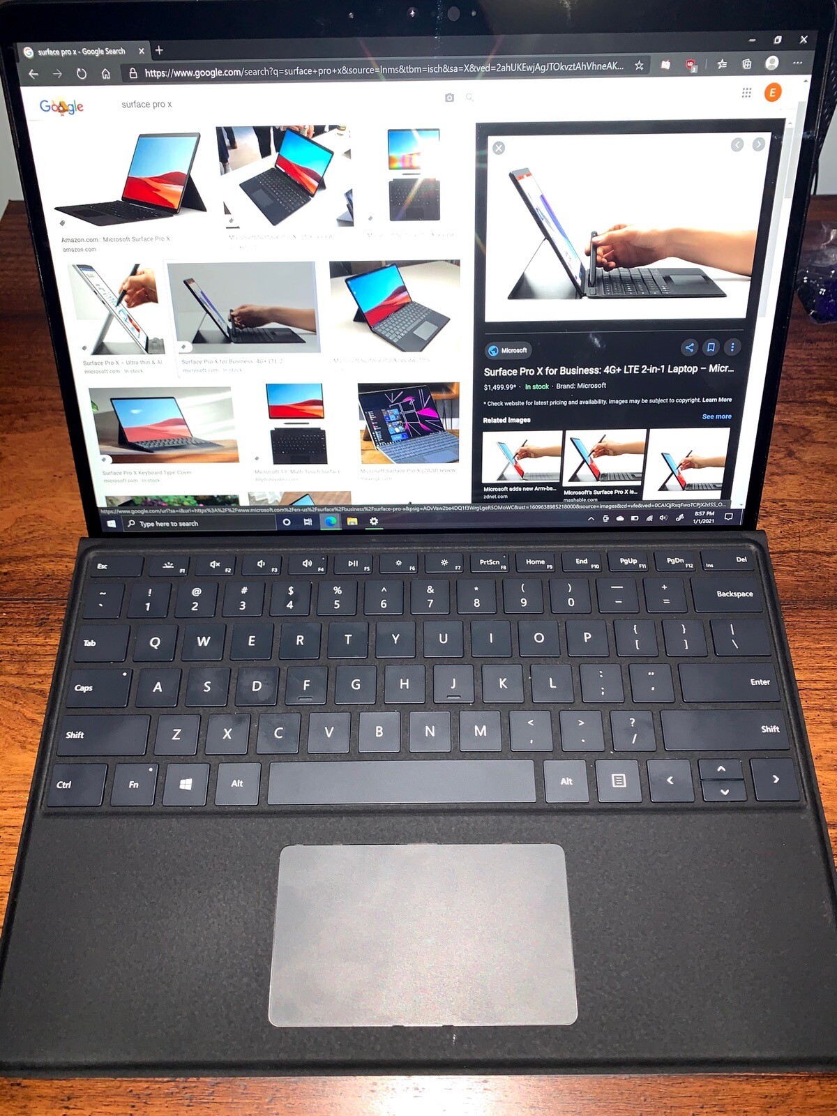 Microsoft Surface Pro x sq1