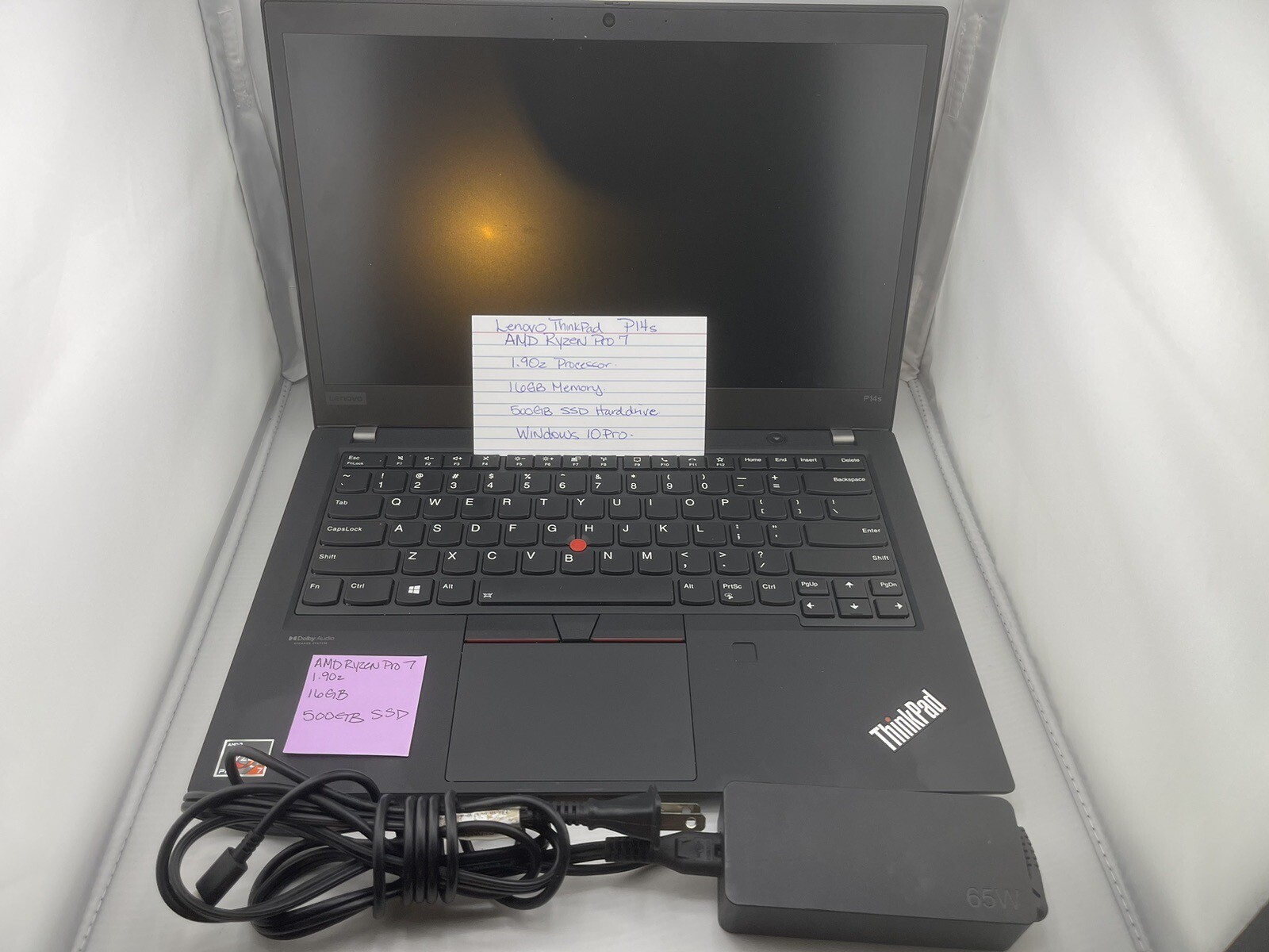 Lenovo ThinkPad P14s Gen 2i 14” (512GB SSD, AMZ RYZEN 7 Gen., 4.70 GHz,