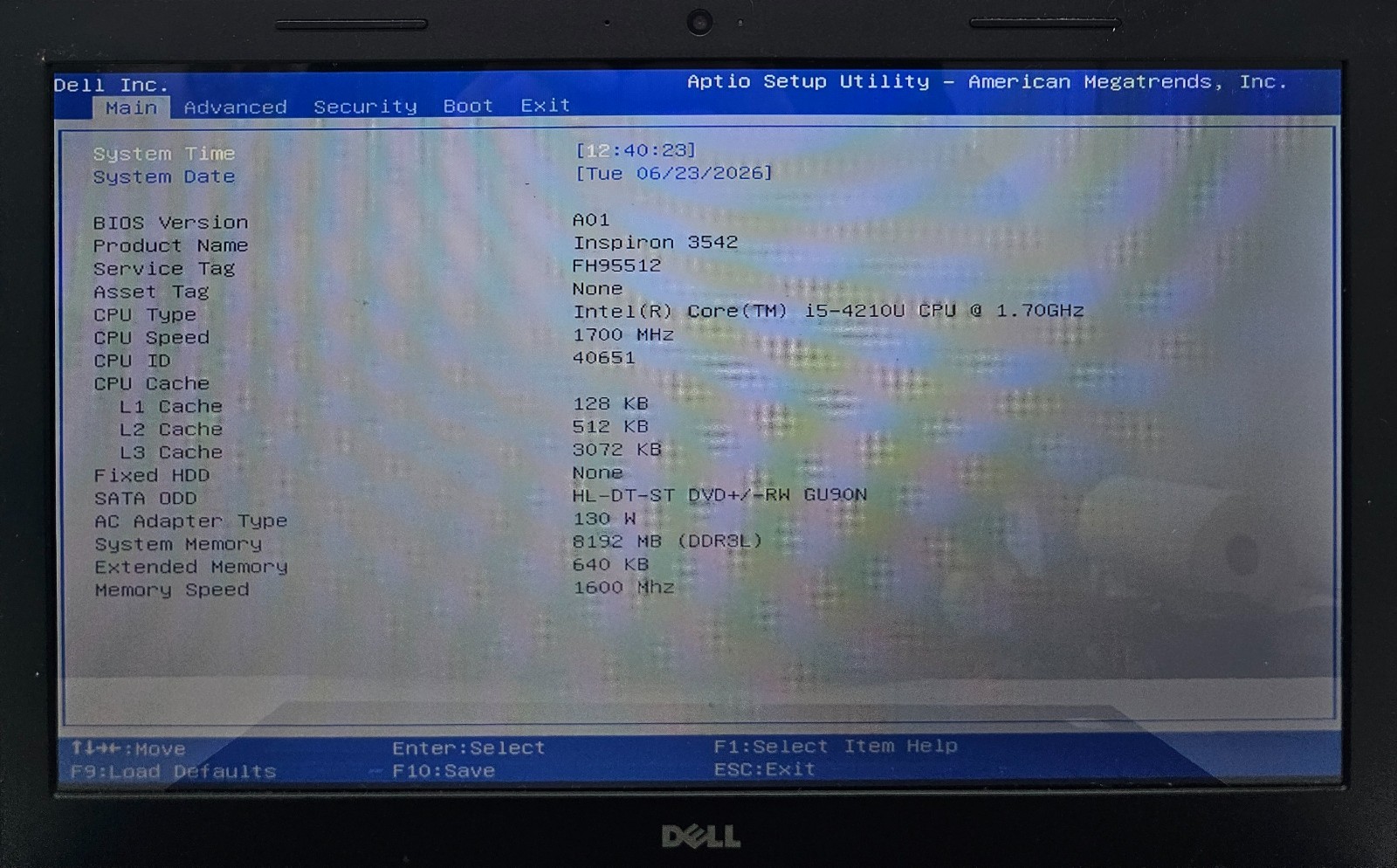 Dell Inspiron 15 3542 15.6″ Laptop Intel Core i5-4210U 8GB RAM No HD/OS (FL)