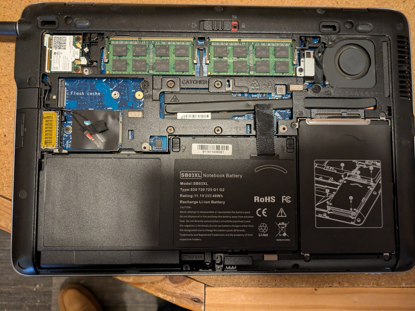 HP EliteBook 820 G1 Intel Core i5-4300U 8GB 128GB SSD W10 Pro – Grade B (#820A)
