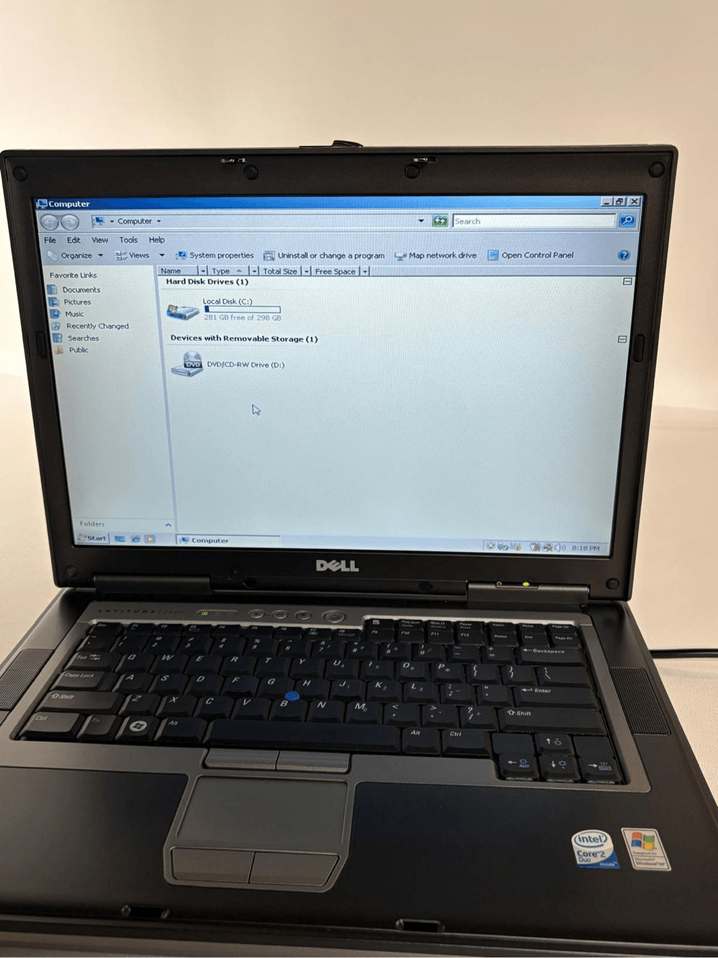Dell Latitude D830 Duo 2.0GHz WinVista Laptop 2.5GB RAM 320GB CD/DVD w/Charger