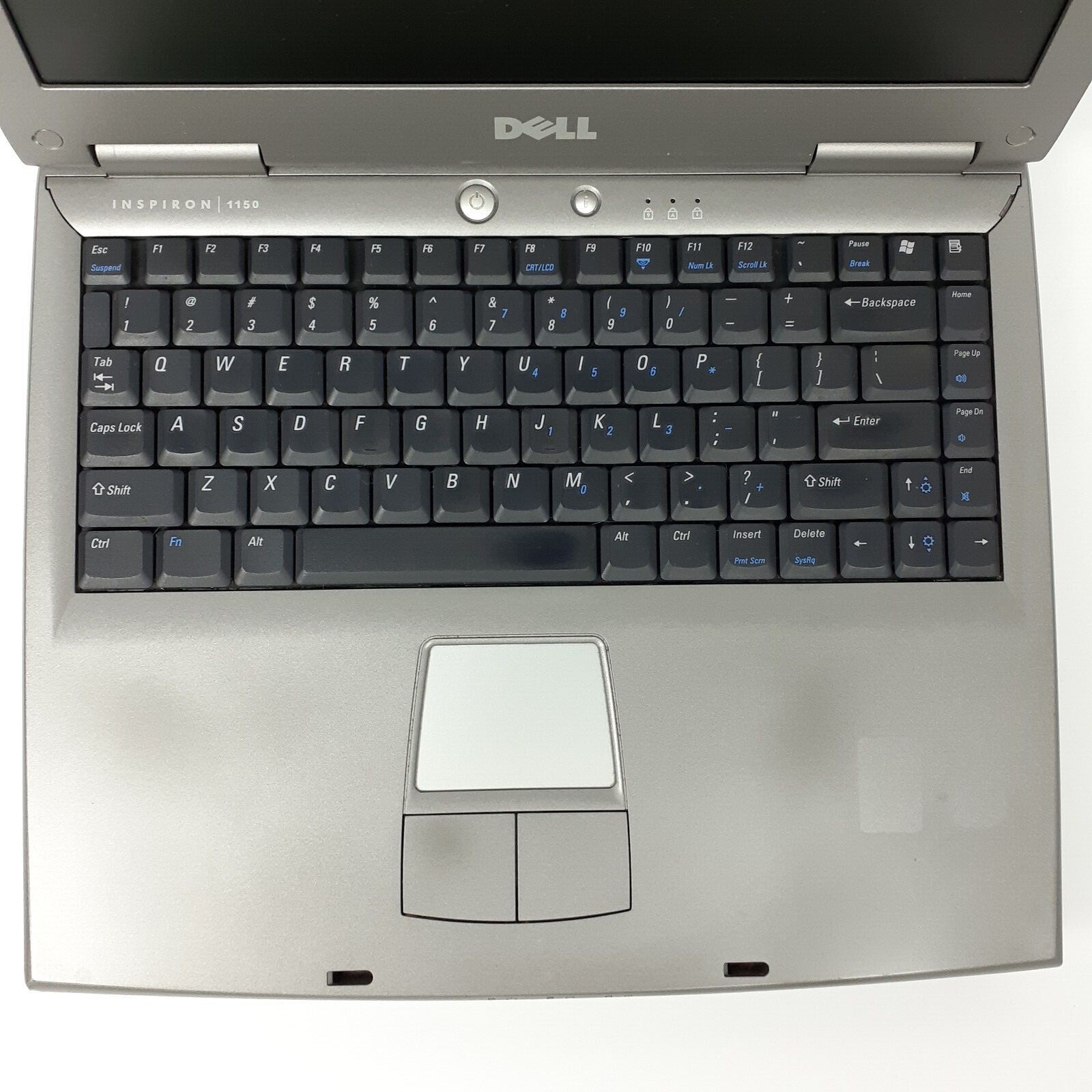 Dell Inspiron 1150 PP08L 14.1″ 256 MB RAM No HDD No Power For Parts or Repair