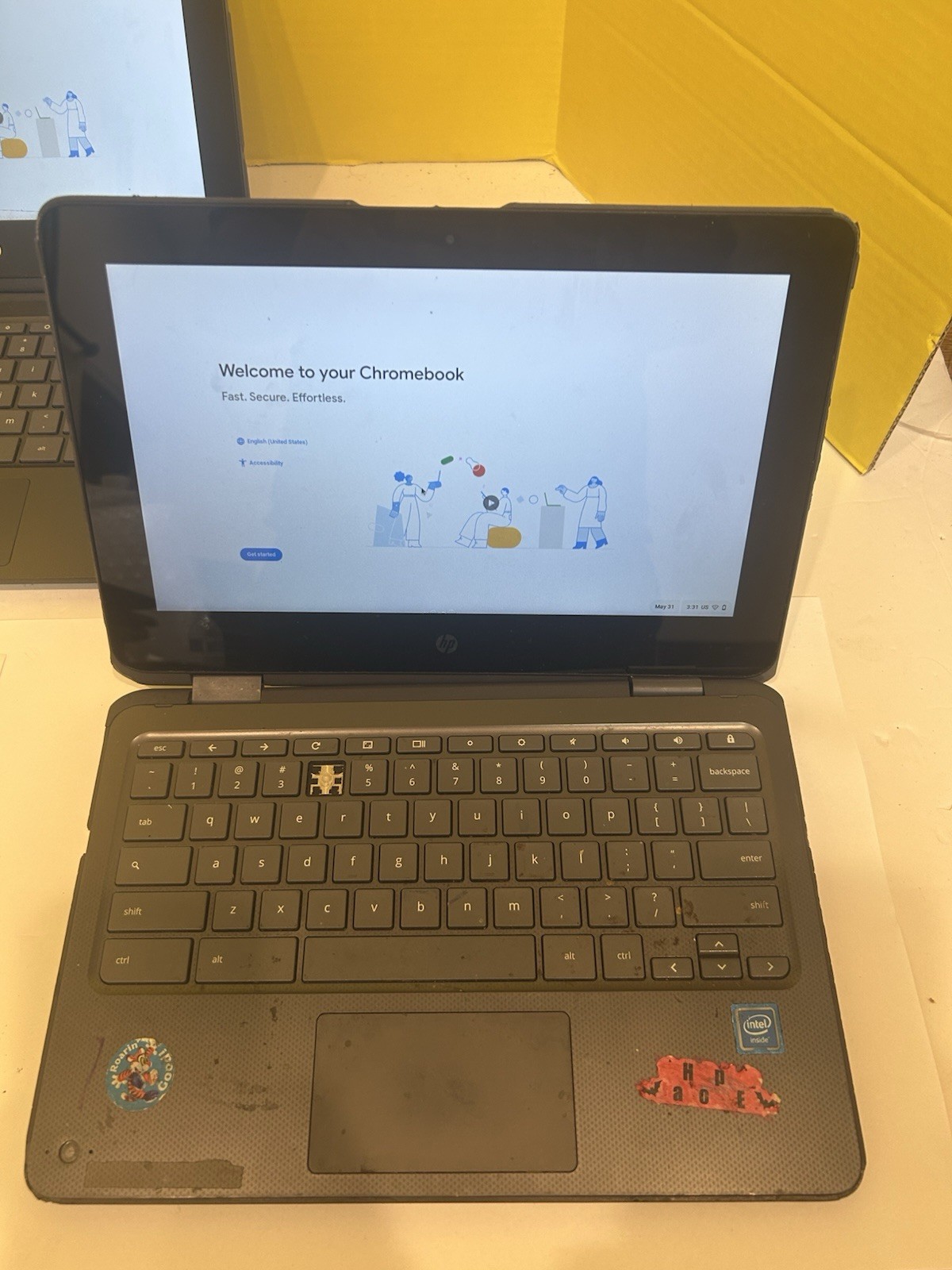 Lot of 3 HP Chromebook x360 11 G1 EE 4GB 32GB For Parts Repair