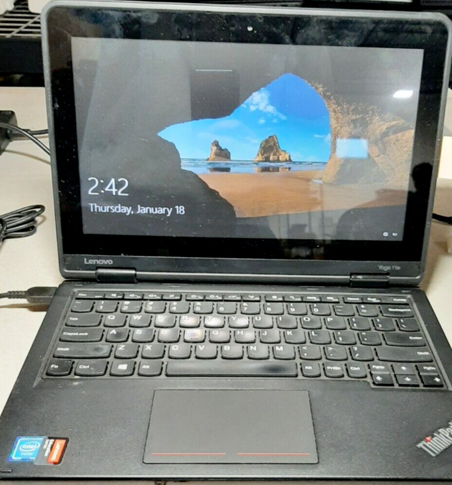 Lenovo ThinkPad Yoga 11e Laptop Windows 11.6″ Touch 4gb, 128gb SSD *SEE PHOTOS*
